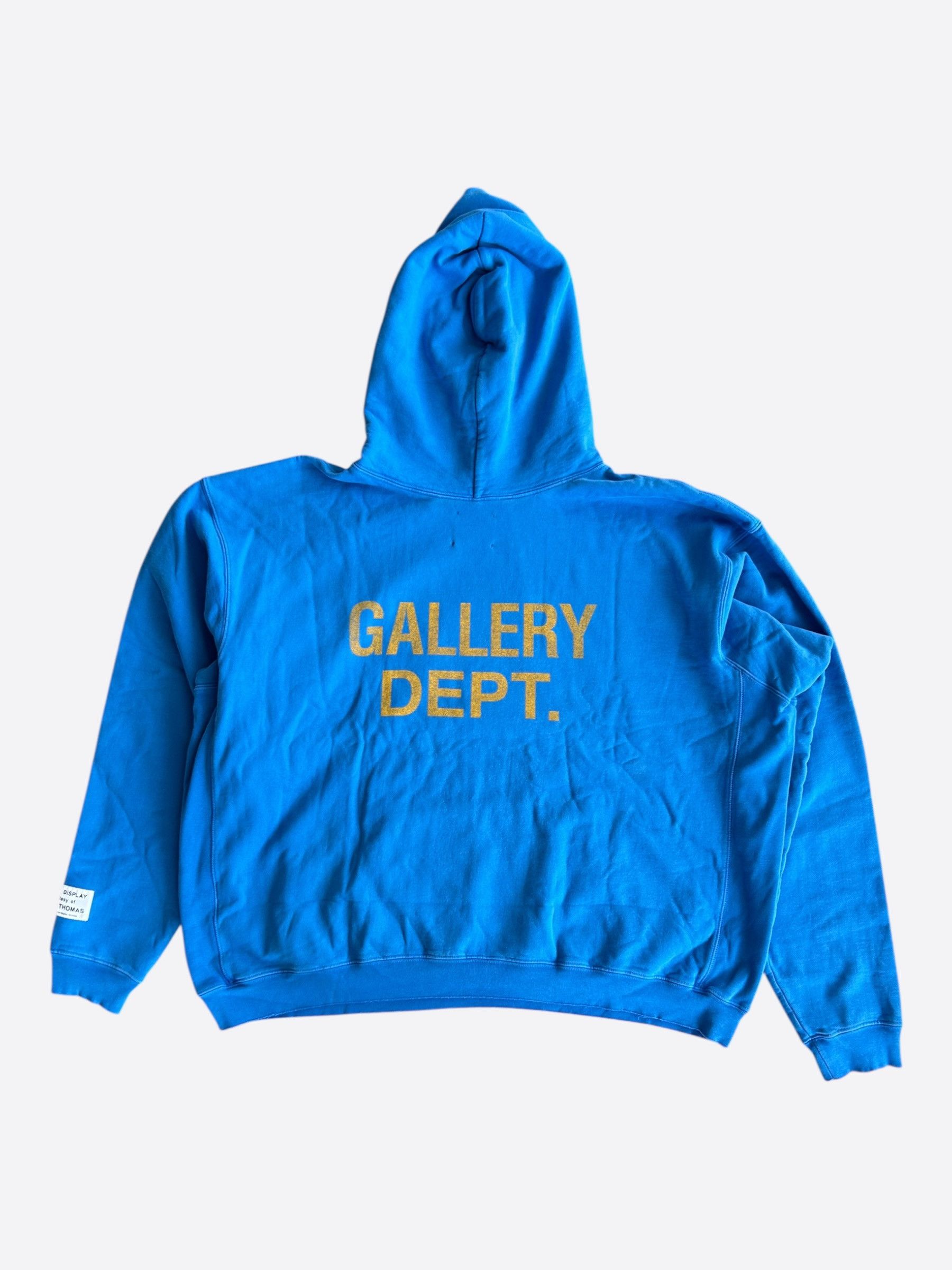 Gallery Dept. Gallery Dept Blue & Yellow Logo Hoodie Size US XXL / EU 58 / 5 - 2 Thumbnail