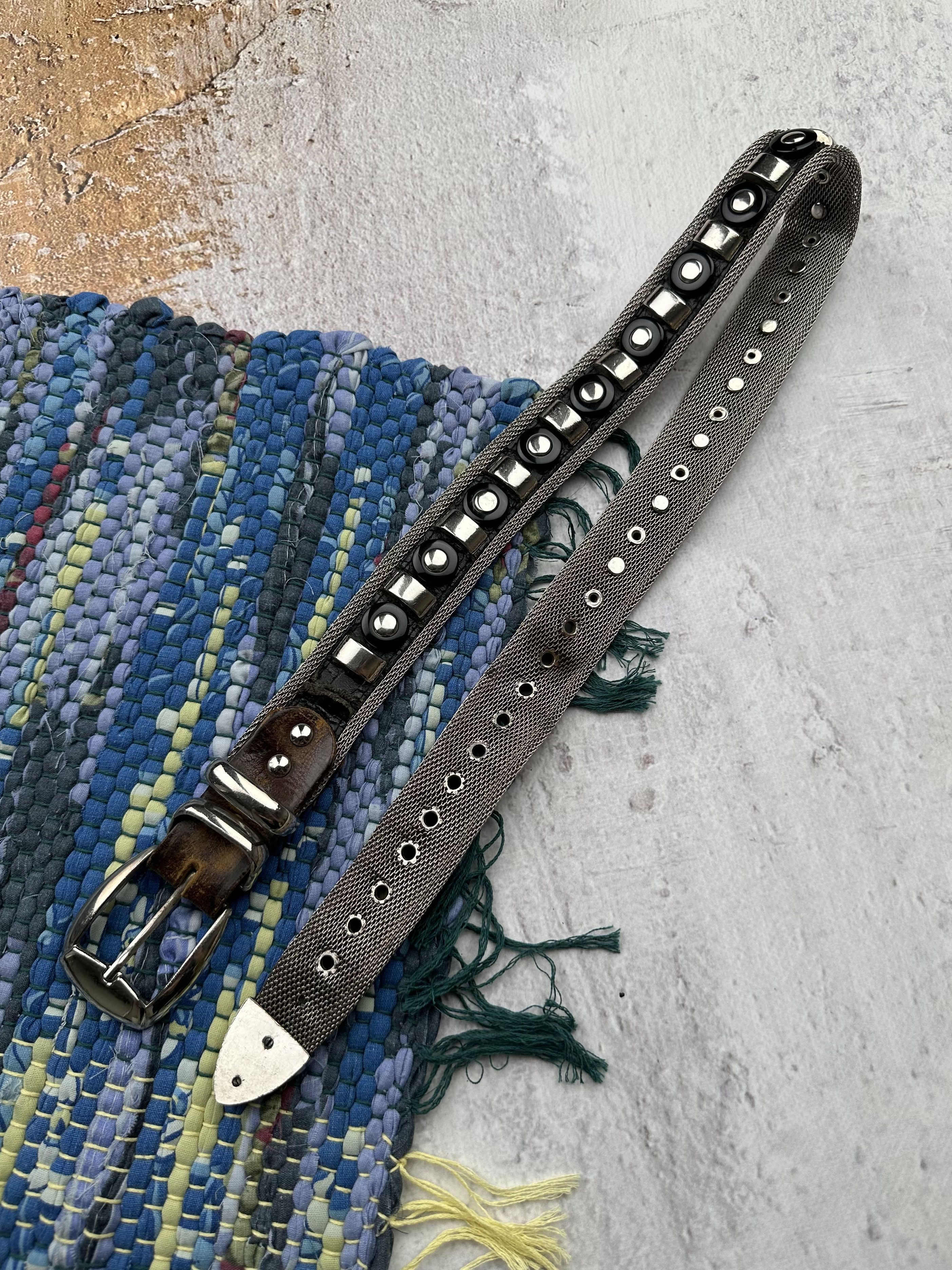 Vintage Vintage Metal Belt A155D15(04) Size ONE SIZE - 1 Thumbnail