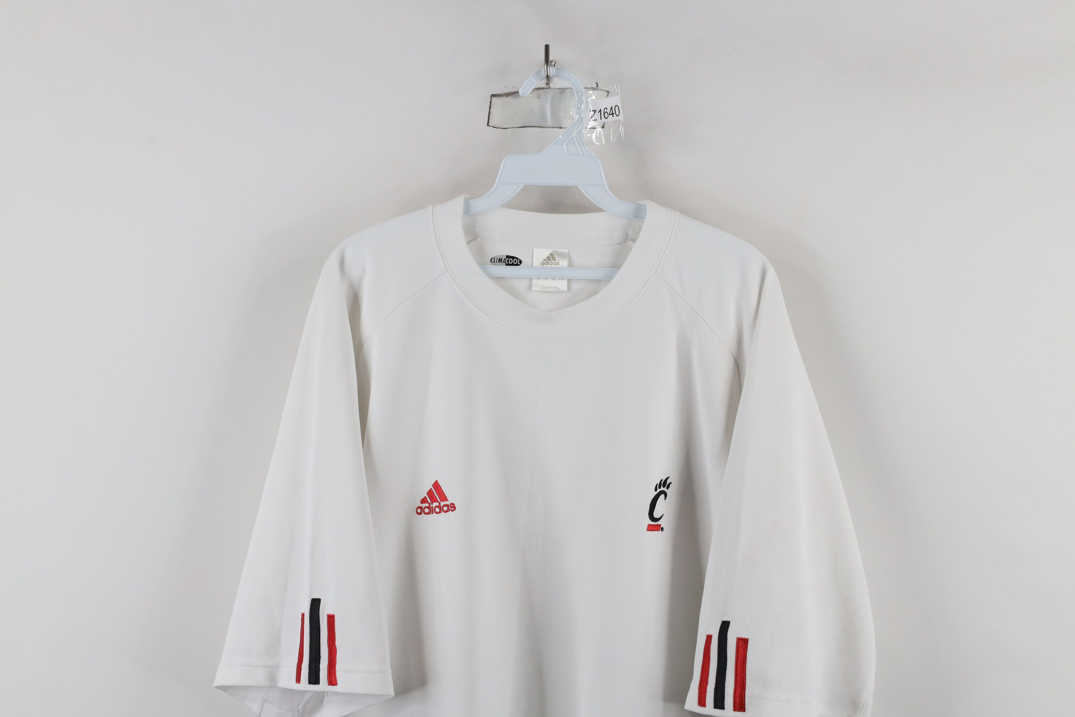 Adidas × Vintage Adidas University of Cincinnati Football T-Shirt White Size US XL / EU 56 / 4 - 2 Thumbnail