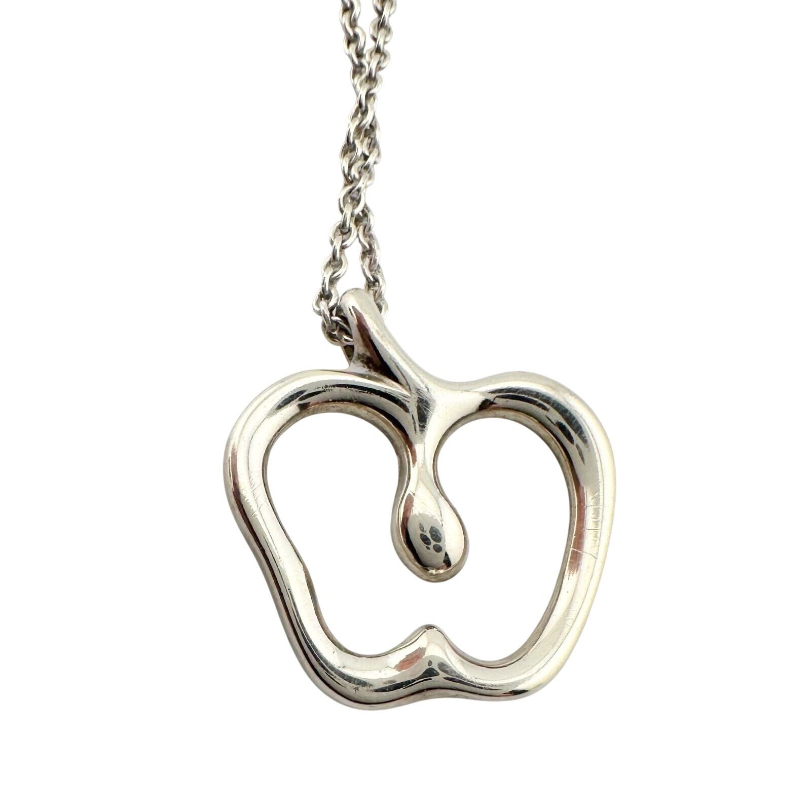 Tiffany & Co. Tiffany & Co Apple Necklace in Sterling Silver - 15" Chain Size ONE SIZE - 1 Thumbnail