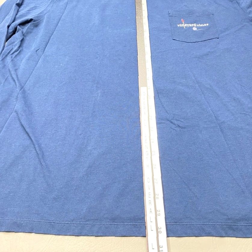 Vineyard Vines Vineyard Vines Golf Putt Long-Sleeve Pocket Tee T-Shirt Blue Men's 2XL 8093 Size US XXL / EU 58 / 5 - 7 Thumbnail