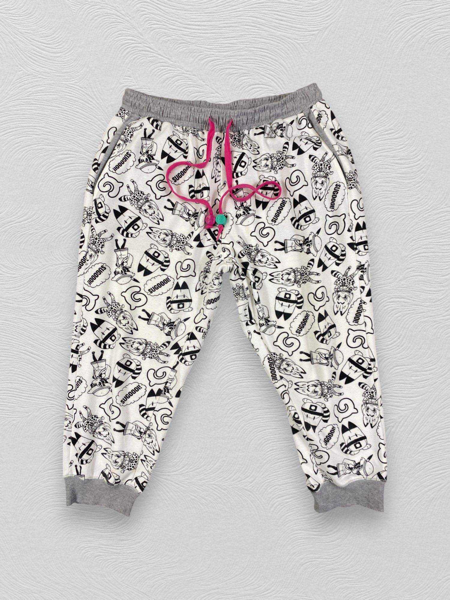 Japanese Brand Vintage Kemono Friends 3 Quarter Jogger Pants - CP301 Size US 30 / EU 46 - 1 Thumbnail
