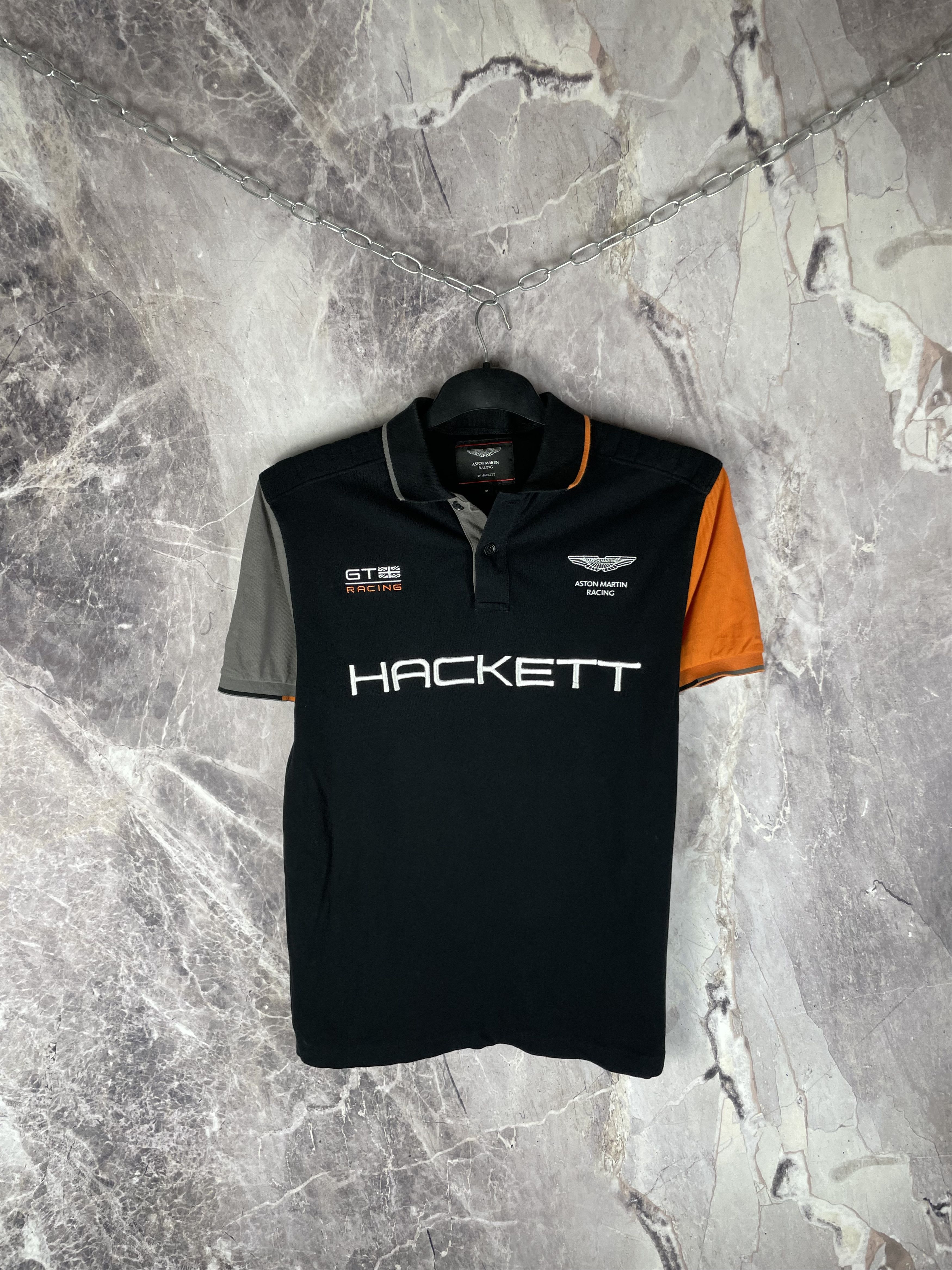 Hackett Hackett Aston Martin vintage polo shirt Size US M / EU 48-50 / 2 - 2 Thumbnail