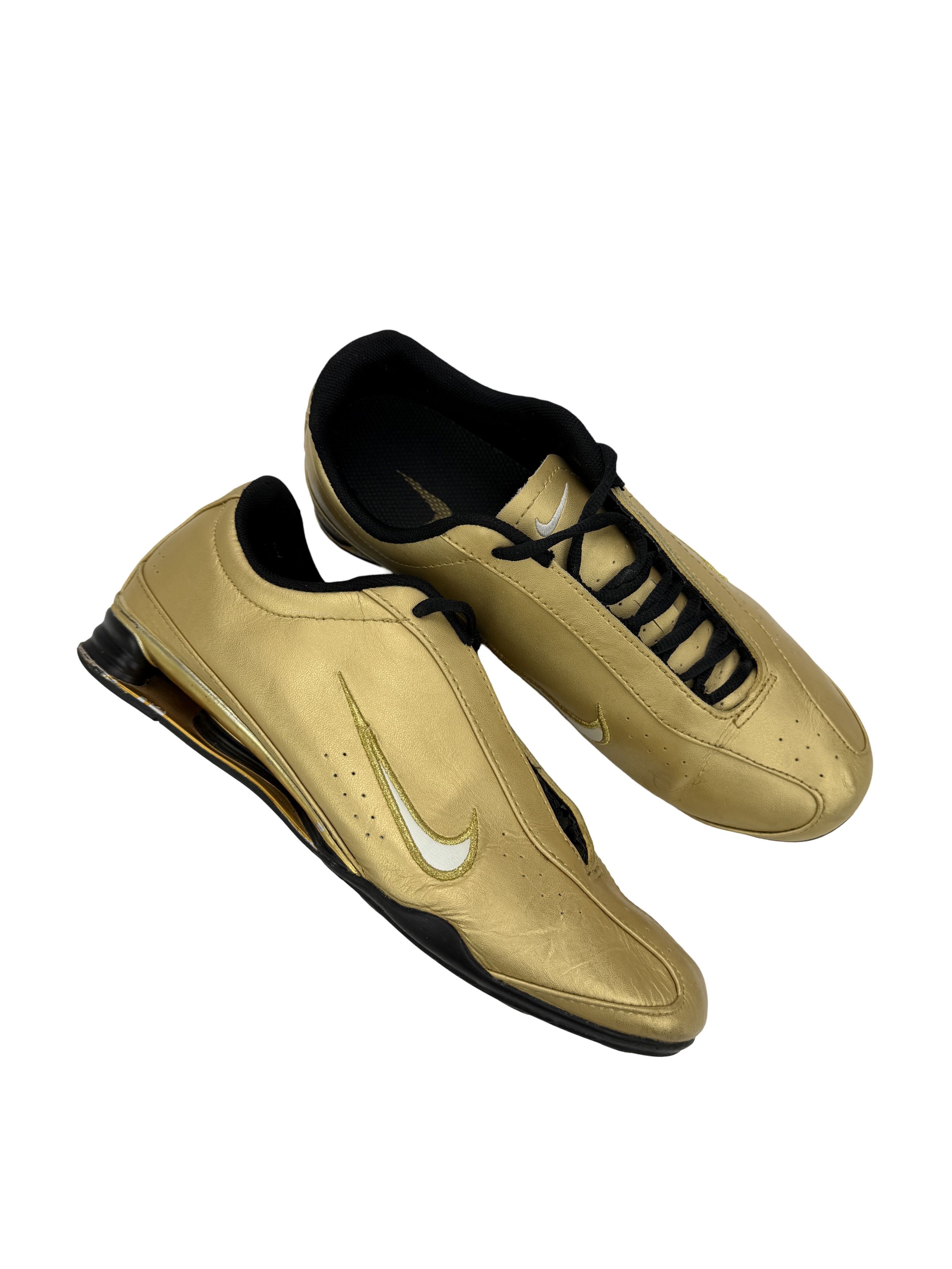 Nike Vintage 2007 Nike Shox Golden Leather Low Top Sneakers Size US 8 / EU 41 - 1 Thumbnail
