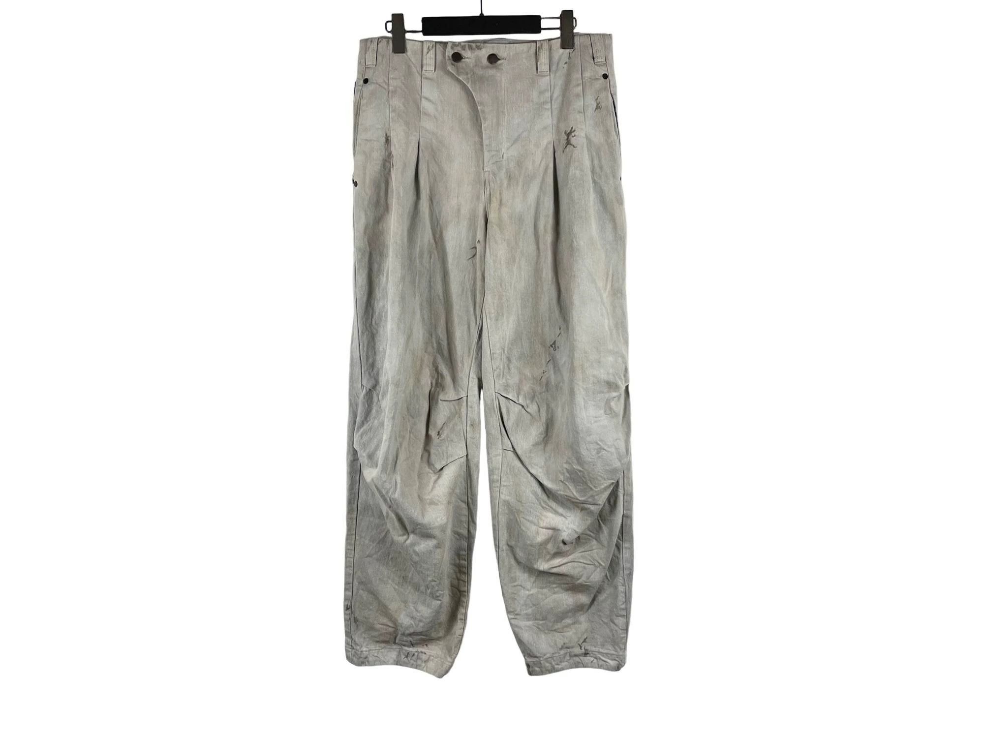Devoa DEVOA Vintage Wash Wide Leg Scimitar Pants Size US 34 / EU 50 - 1 Thumbnail