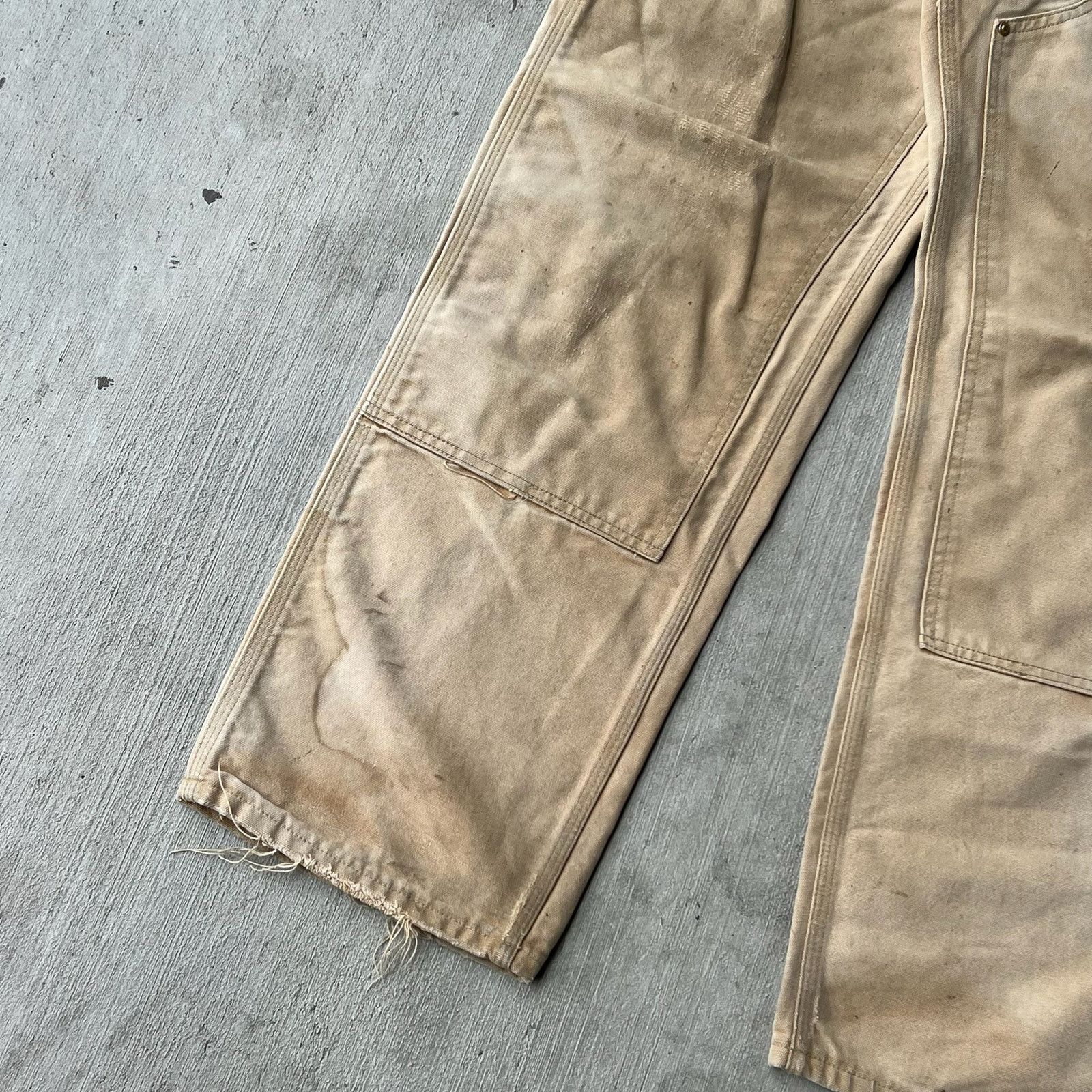 Carhartt × Vintage Carhartt brown double knee work wear carpenter pants Size US 35 - 10 Thumbnail