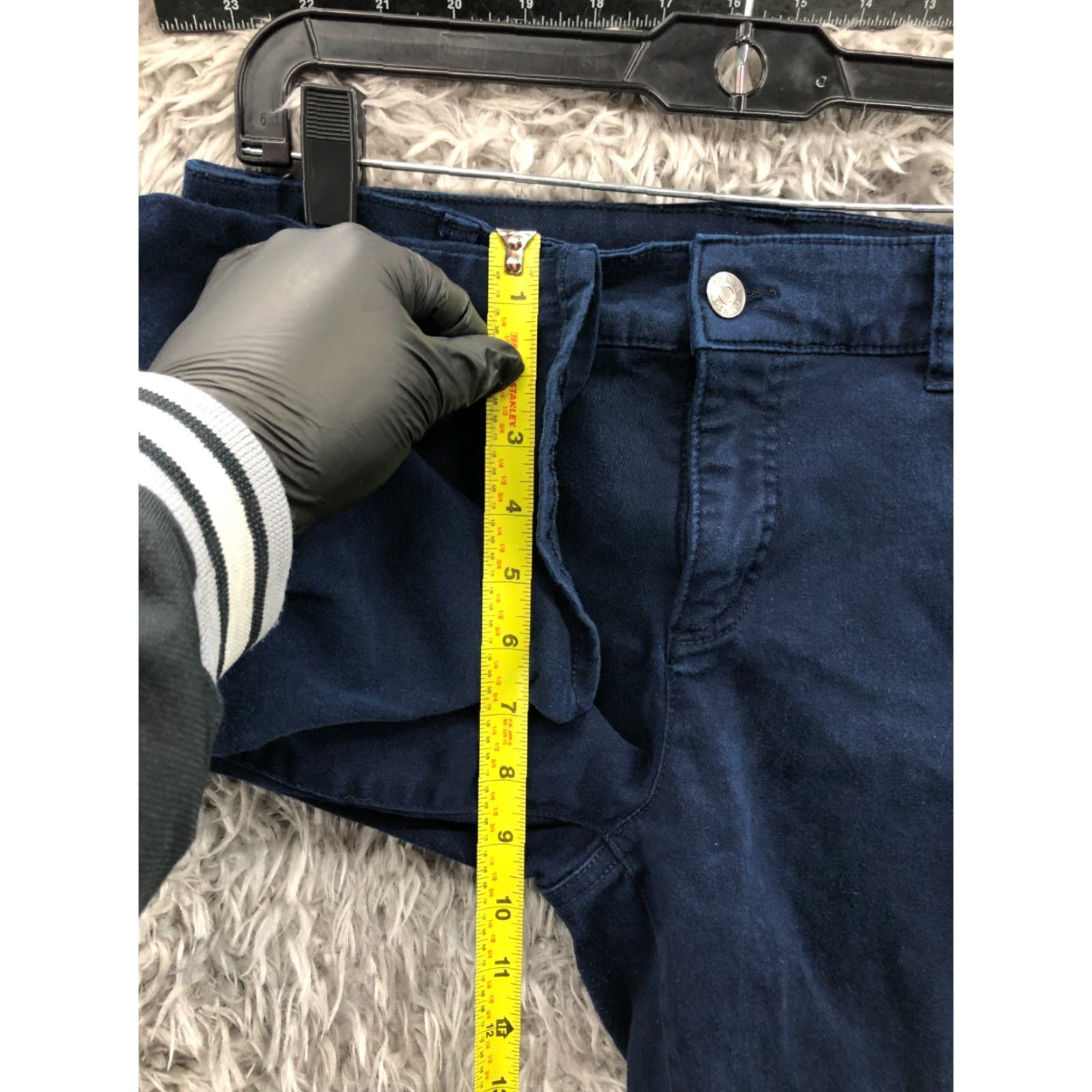 Chaps Chaps Chino Capri Pants Mid Rise Blue Size 10 Womens Capri Pants Elastic Waist Pockets Straight Leg Modern Womens Size 32" / US 10 / IT 46 - 5 Thumbnail