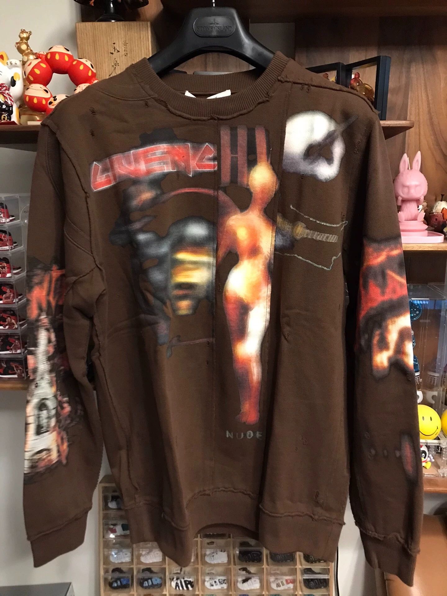 Givenchy Givenchy S (oversized) abstract print sweatshirt Size US S / EU 44-46 / 1 - 1 Thumbnail