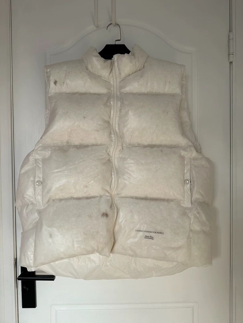 Undercover UNDERCOVERWhite transparent shell down jacket vest 2504-Nex Size US XXL / EU 58 / 5 - 1 Thumbnail