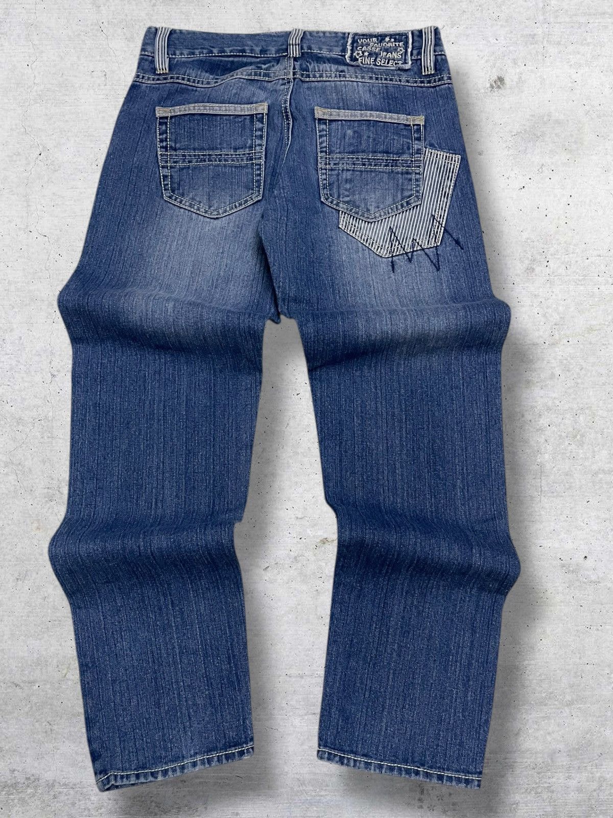 Japanese Brand VINTAGE CAESSE CFAFTES JAPAN DESIGNER ART PATCHWORK DENIM Size US 30 / EU 46 - 9 Thumbnail