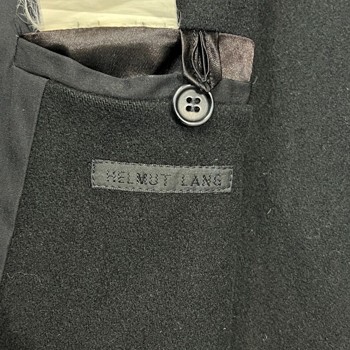 Helmut Lang HELMUT LANG 00's Wool Mix Balmacaan Coat Size US M / EU 48-50 / 2 - 4 Thumbnail
