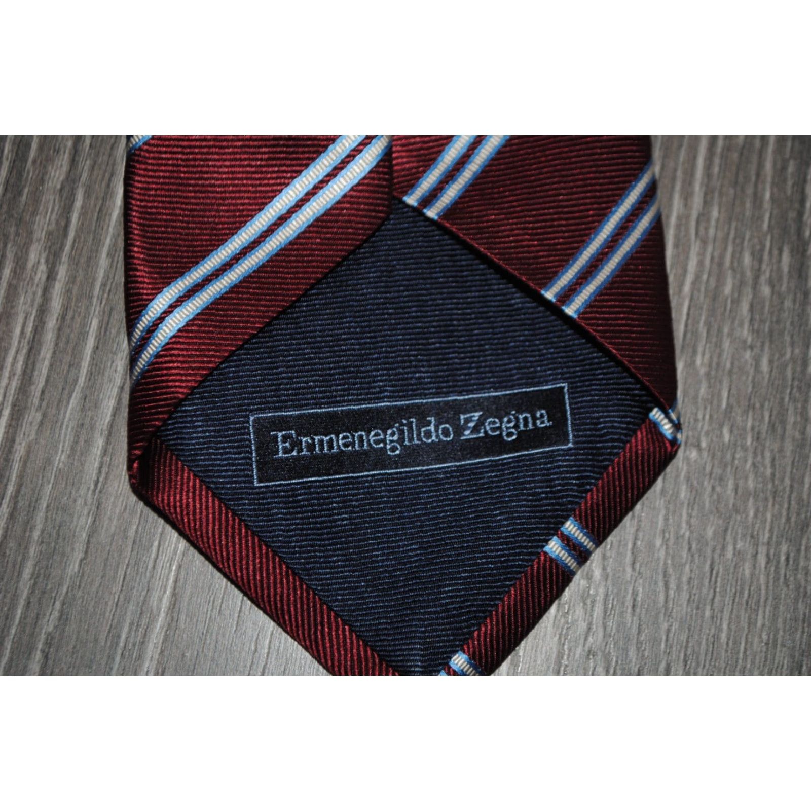 Ermenegildo Zegna ERMENEGILDO ZEGNA MENS SILK DRESS TIE MULTICOLOR STRIPED 100% SILK MINT LUXURY Size ONE SIZE - 4 Thumbnail