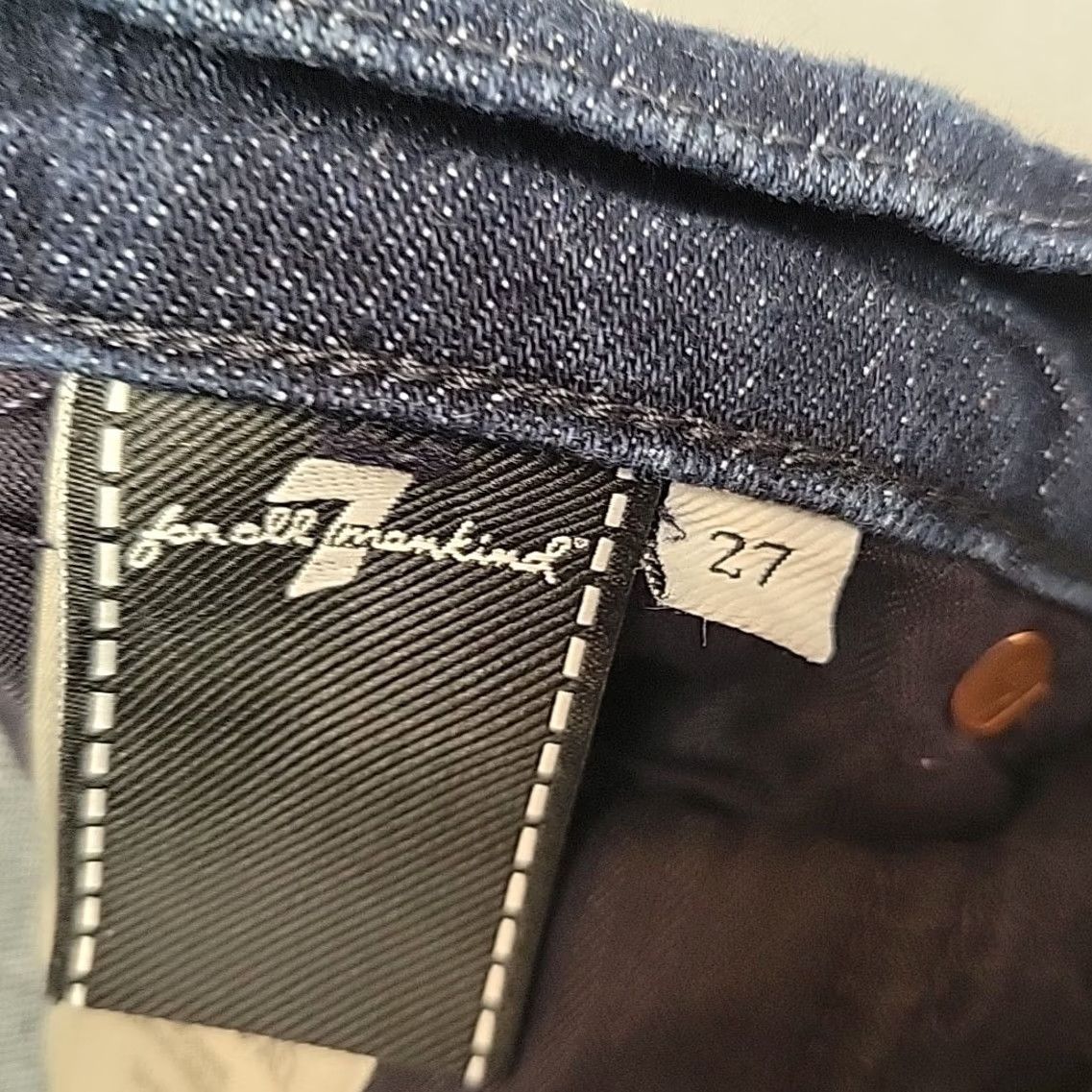 7 For All Mankind 7 For All Mankind Jeans Womens 27 Blue Bonnie Curvilinear Raw Hem Y2K Denim Jeans Women's 27 Blue Bonnie Curvilinear Raw Hem Y2K Denim Size 27" / US 4 / IT 40 - 5 Thumbnail