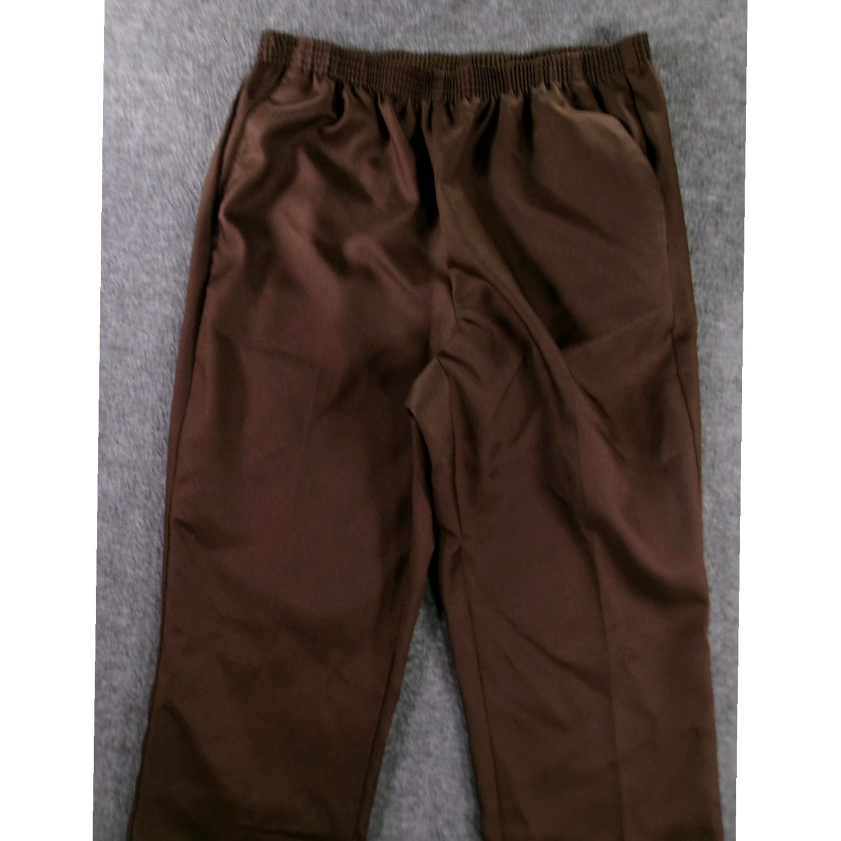 Vintage White Stag Womens Pants Medium Brown Relaxed Classic Casual Business Lounge Size 32" / US 10 / IT 46 - 2 Thumbnail