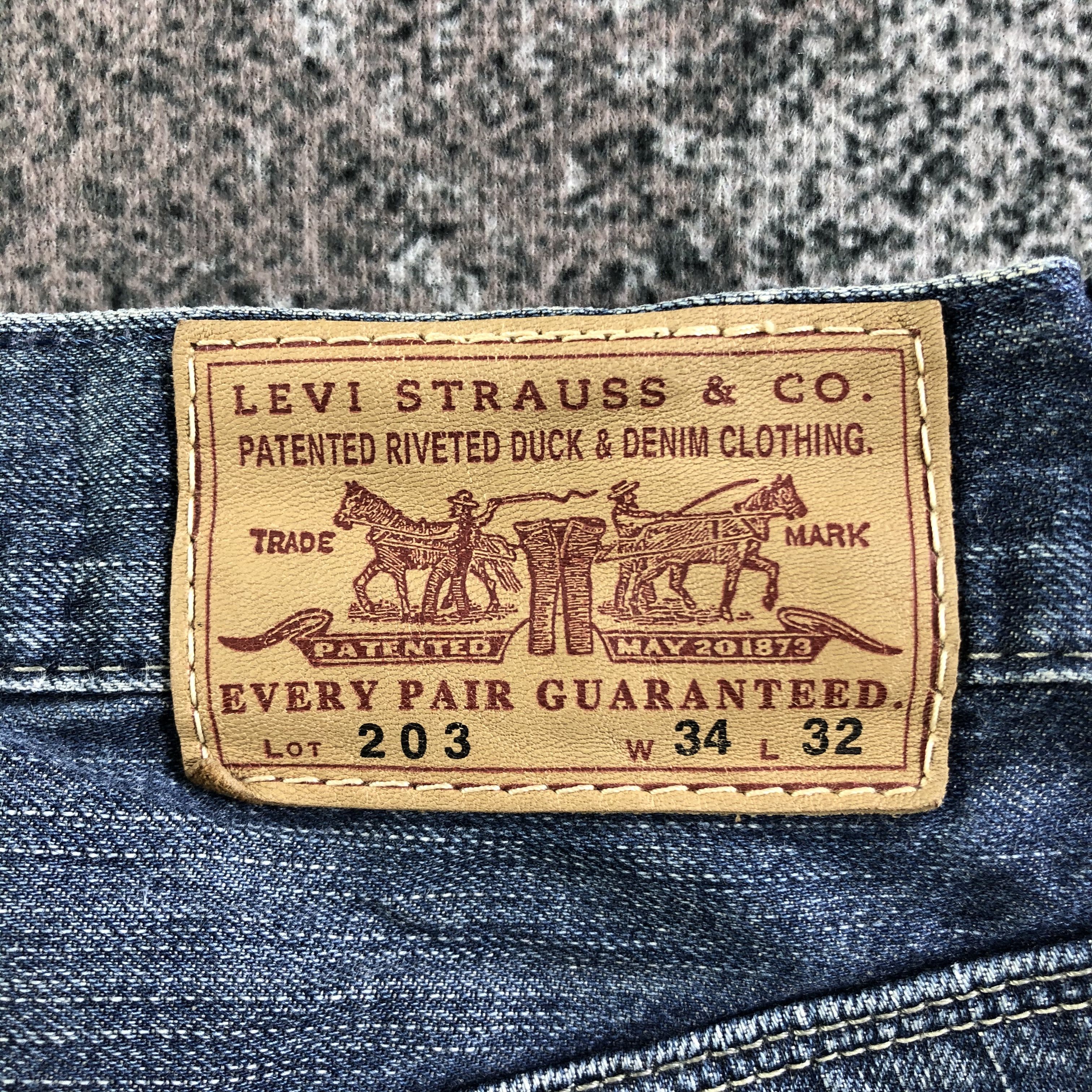 Levi's Vintage Levis 203 Jeans Carpenter Denim KJ3015 Size US 34 / EU 50 - 5 Thumbnail