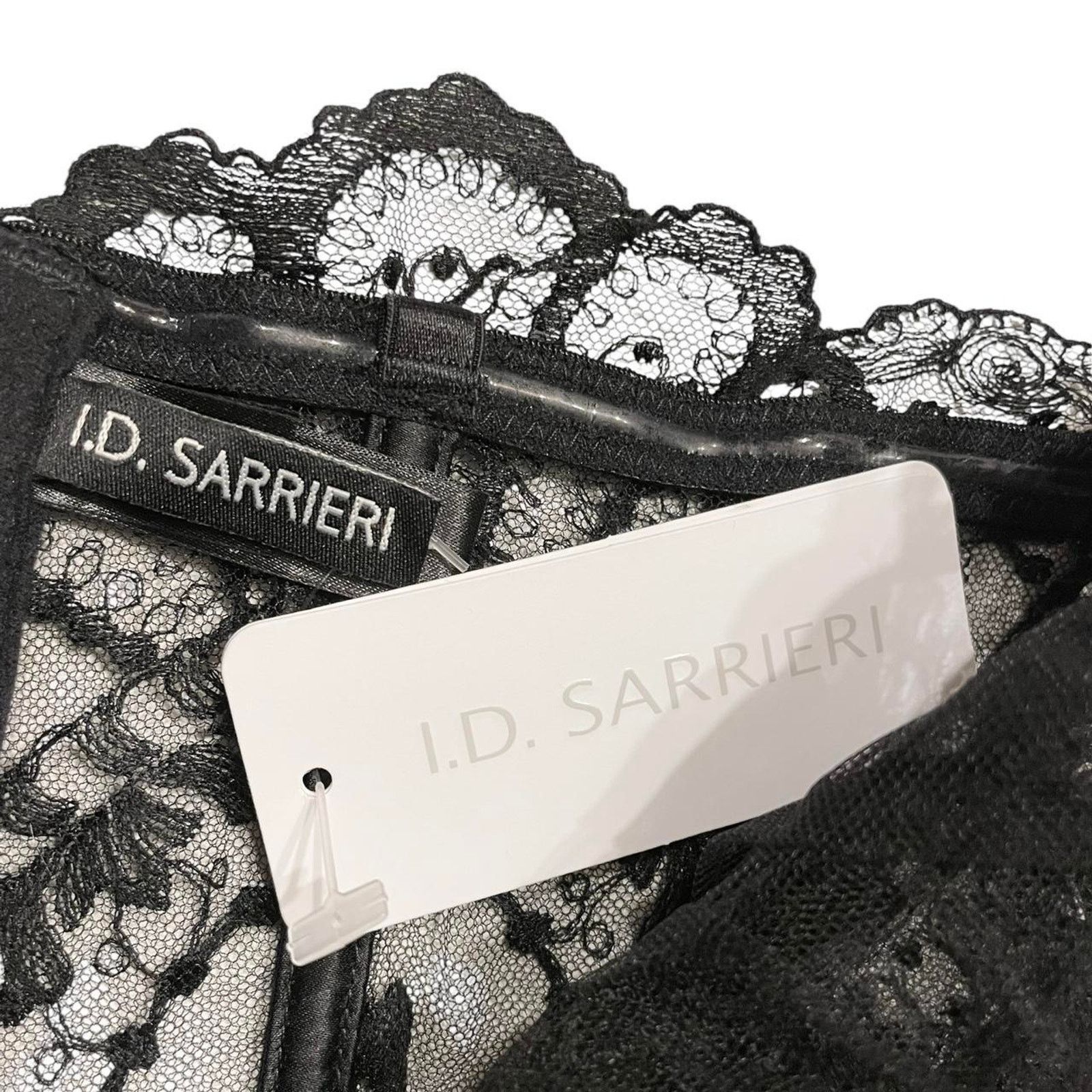 Other NWT I.D. SARRIERI luxury sheer black lace bustier Size 34B Size ONE SIZE - 5 Thumbnail
