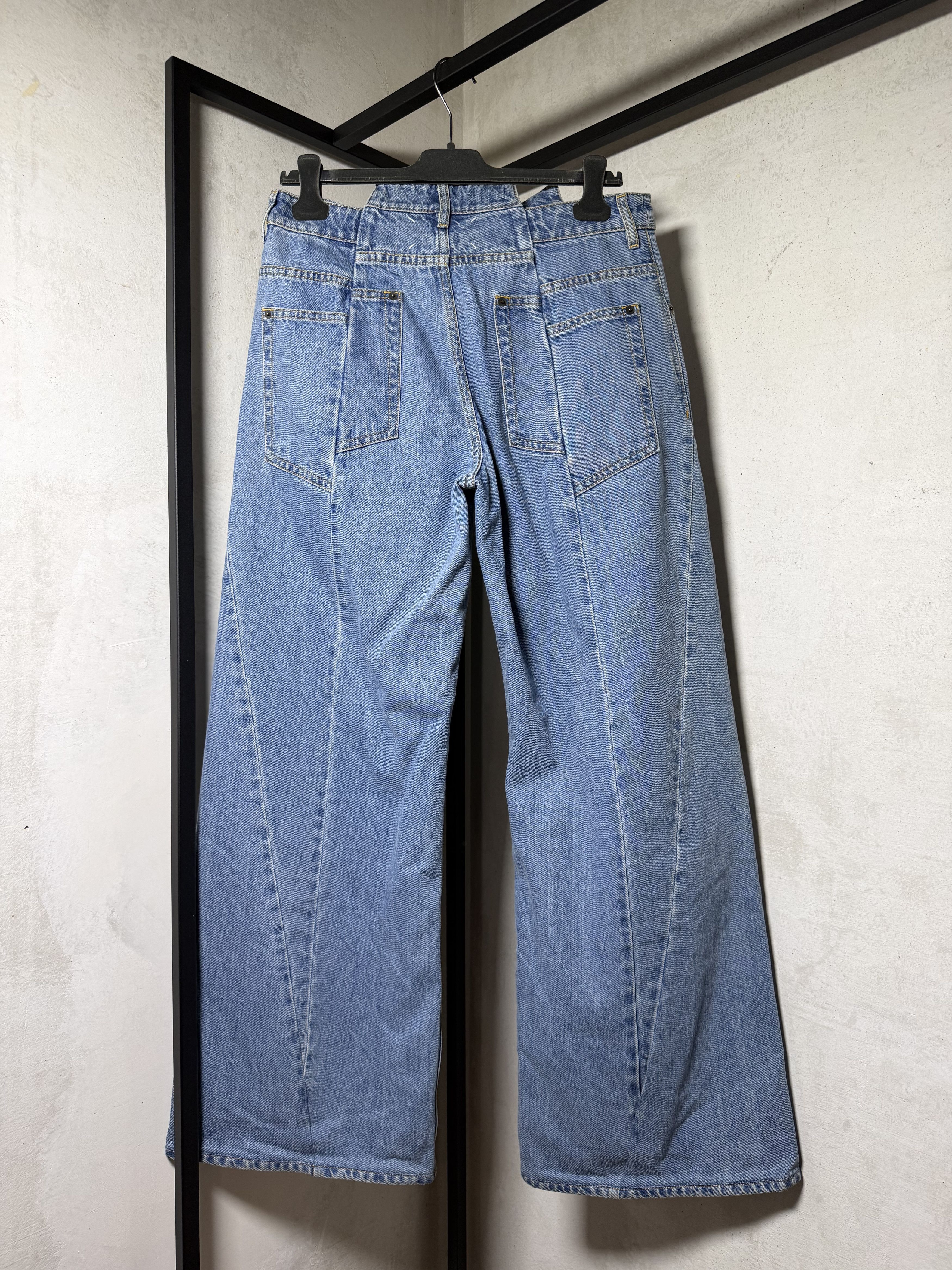 Maison Margiela Maison Margiela Decortique Wide-Leg Jeans Size 30" / US 8 / IT 44 - 5 Thumbnail