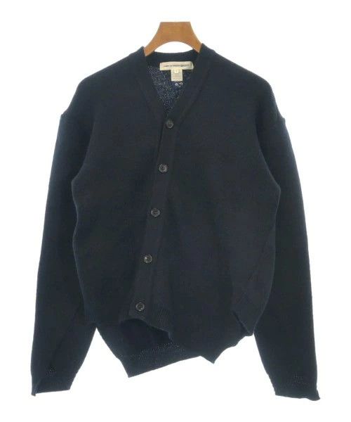 Comme des Garcons SHIRT Sweater cardigan acrylic button up plain V-neck Navy Blue Size US S / EU 44-46 / 1 - 1 Thumbnail