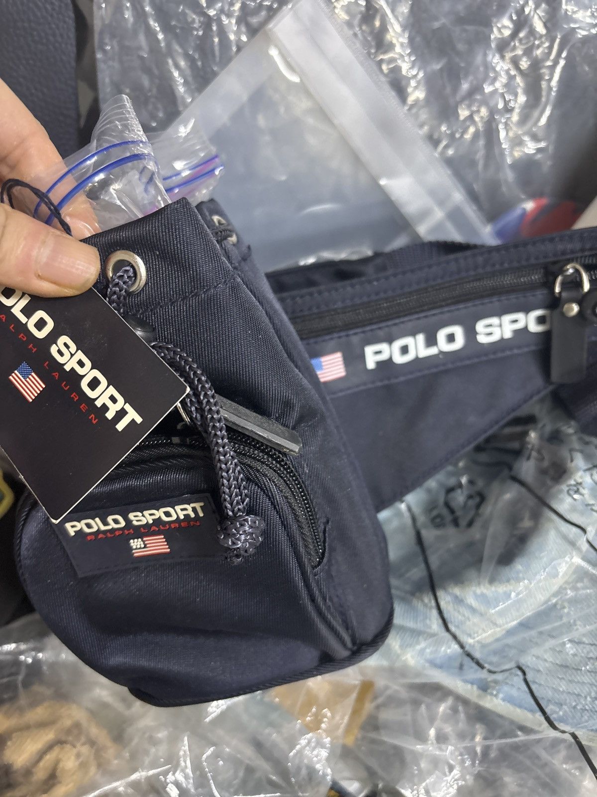 Polo Ralph Lauren Vintage 90s Polo Sport Ralph Lauren Waist Bag Dead Stock Size ONE SIZE - 6 Thumbnail