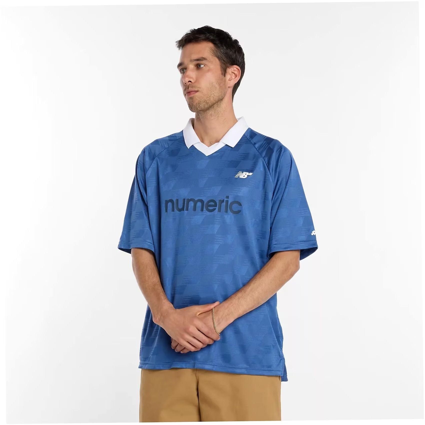New Balance Brand New Mens New Balance Numeric Team Jersey Magic Blue Size L Jersey Mens Size US L / EU 52-54 / 3 - 2 Thumbnail