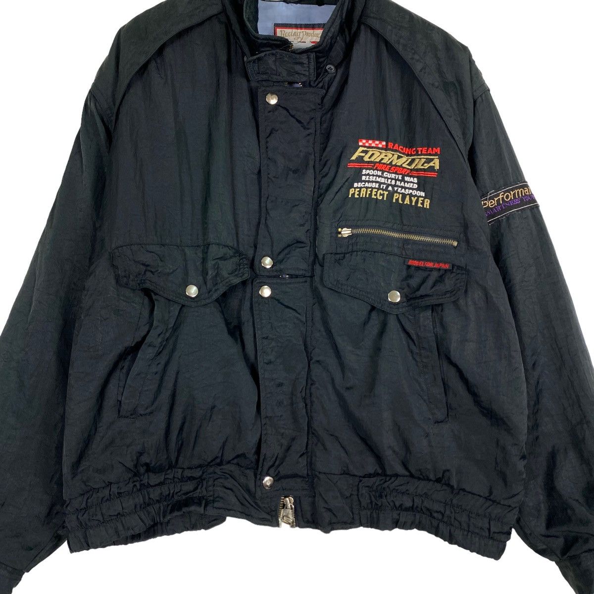 Hein Gericke × Kadoya 💥VINTAGE FORMULA RACING PERFOMANCE BOMBER JACKET Size US L / EU 52-54 / 3 - 5 Thumbnail