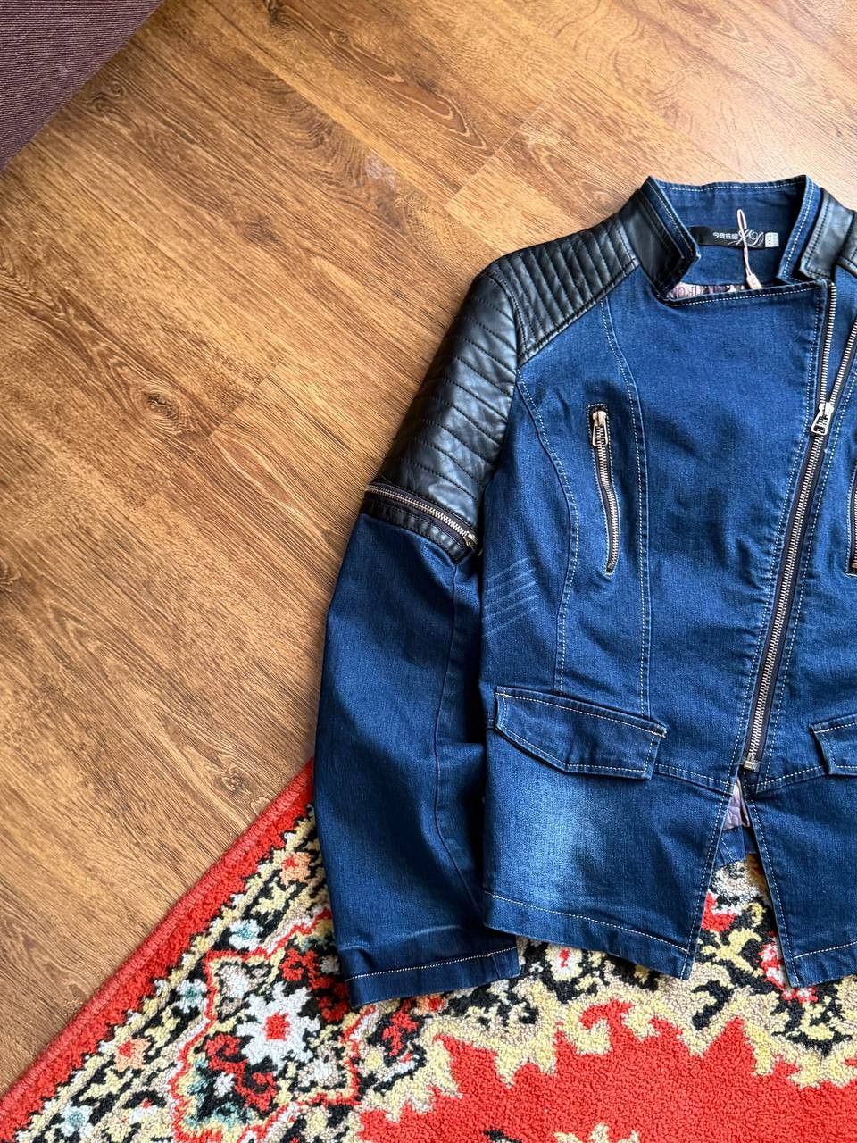Japanese Brand Vintage 00's Archive Denim Tornado Mart Style Y2K Jacket Size US S / EU 44-46 / 1 - 4 Thumbnail