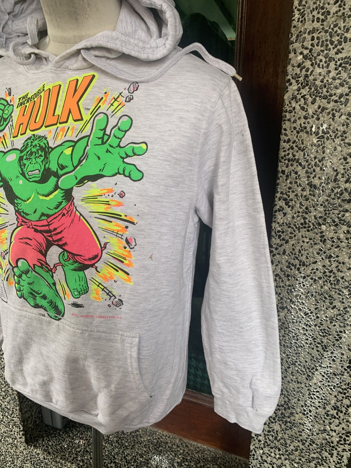 Marvel Comics × Vintage Vintage 90s The Incredible Hulk Marvel Sweatshirt Hoodie Size US S / EU 44-46 / 1 - 5 Thumbnail