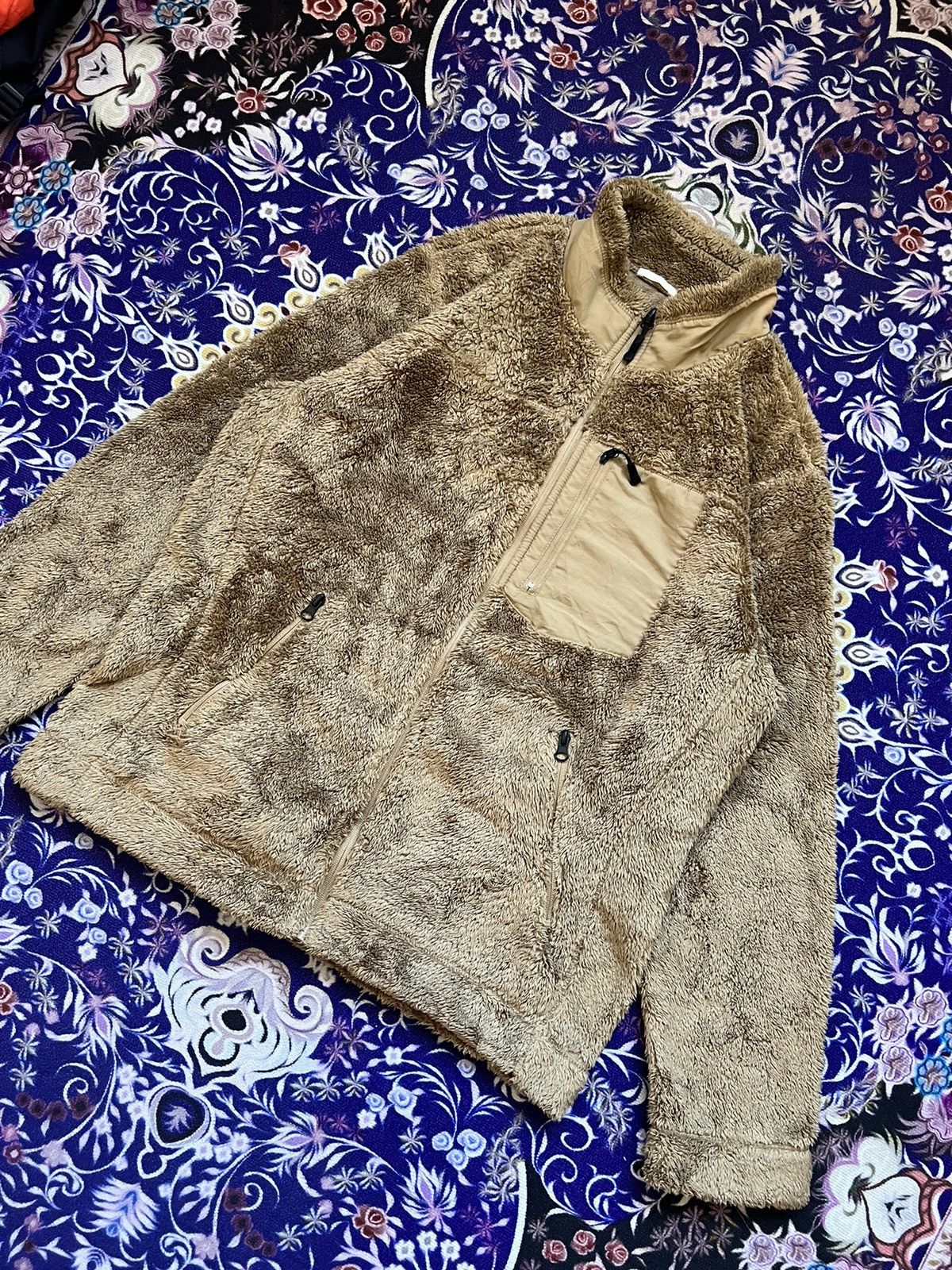 GU GU Deep Pile Sherpa Fleece Jacket Patagonia Outdoor Life Size US L / EU 52-54 / 3 - 3 Thumbnail