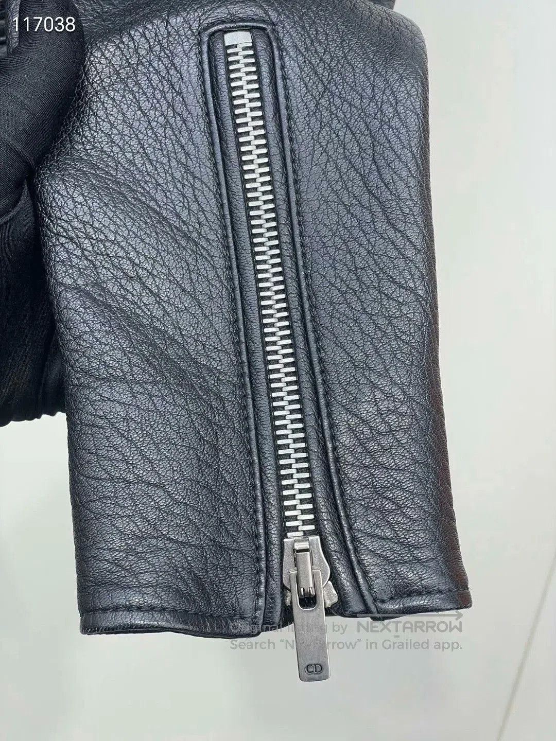 Dior Dior Embroidered Beaded Biker Jacket. Size XXS / US 00 / IT 34 - 7 Thumbnail