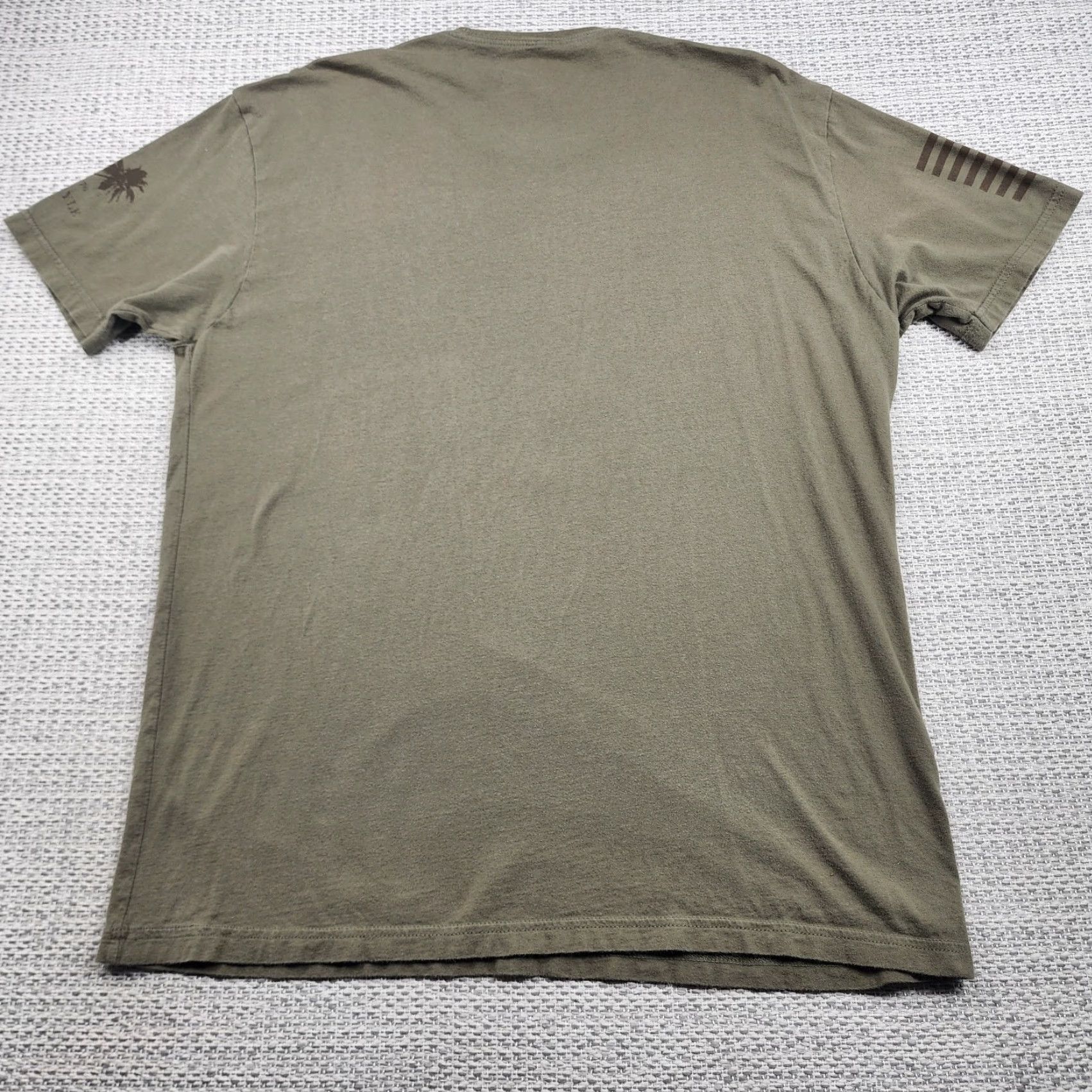 Vintage Grunt Style Shirt Mens XL Red Nose Reindeer Military Patriotic Short Sleeve Size US XL / EU 56 / 4 - 6 Thumbnail