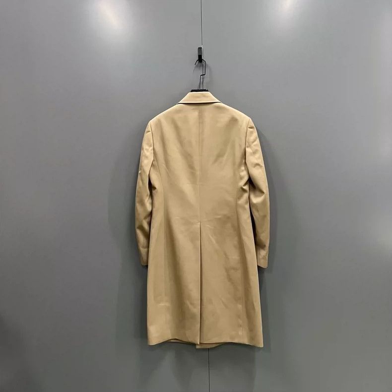 Prada Prada Khaki DoubleBreasted Overcoat-2506 Size US L / EU 52-54 / 3 - 2 Thumbnail