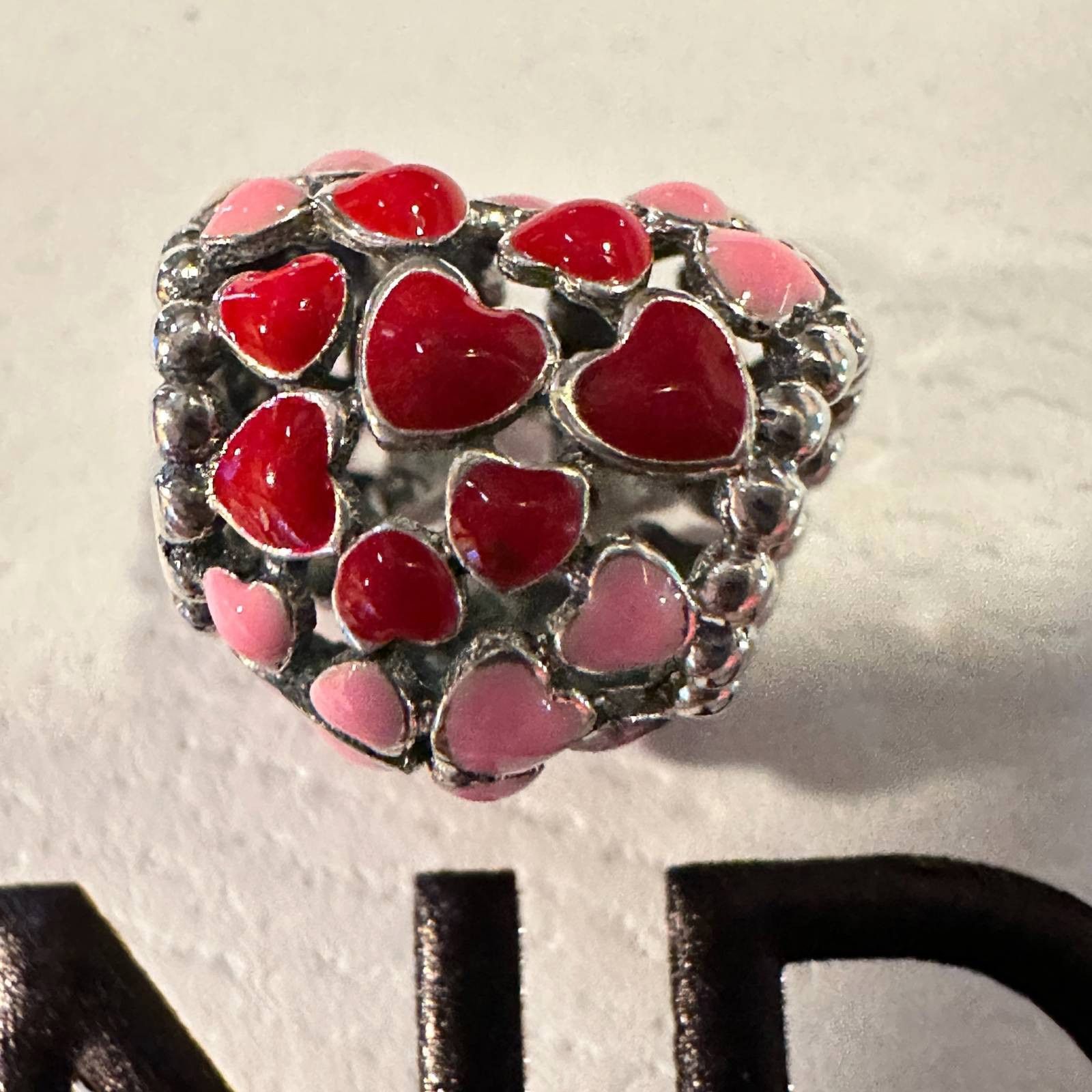 pandora Authentic PANDORA Burst of Love Heart Valentine Charm #79655 Size ONE SIZE - 1 Thumbnail