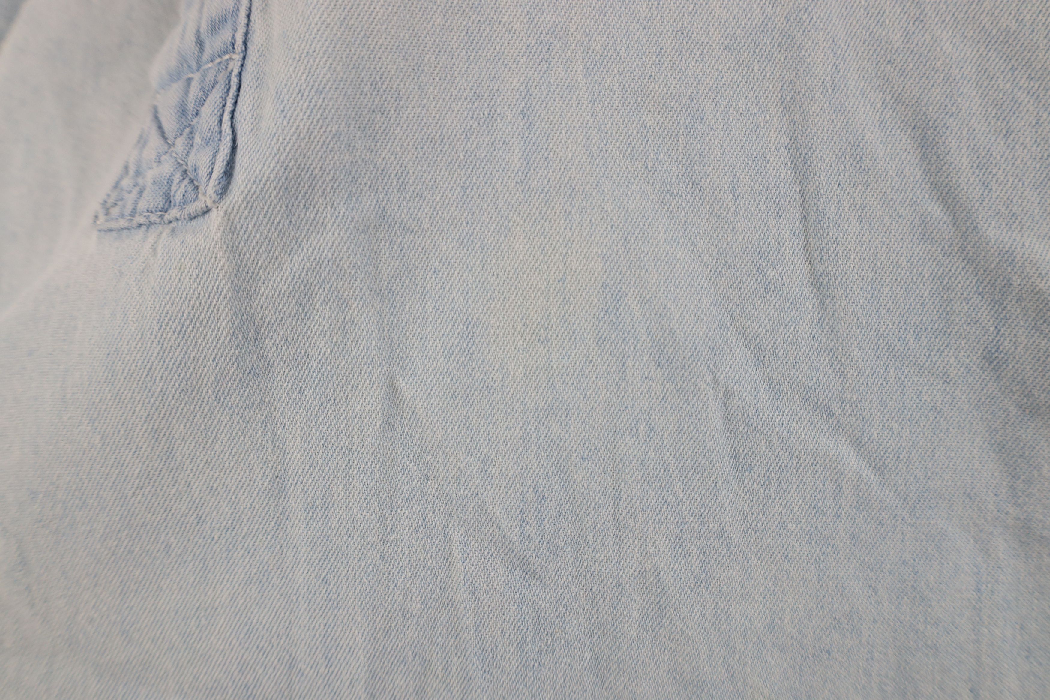 Vintage Vintage 90s Streetwear New Orleans French Quarter Denim Polo Size US L / EU 52-54 / 3 - 7 Thumbnail