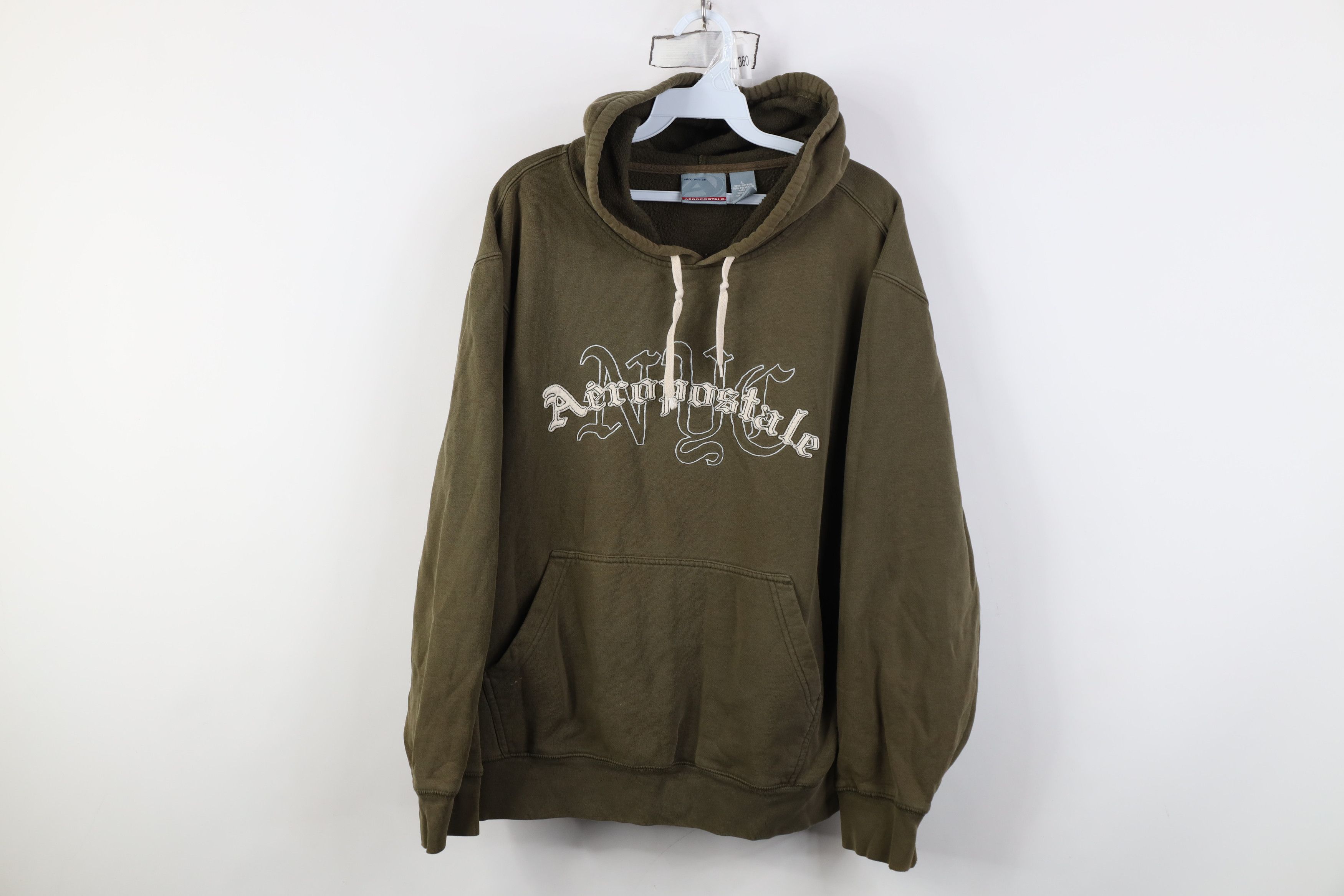 Aeropostale Vintage 90s Y2K Aeropostale Tribal NYC Hoodie Sweatshirt Size US L / EU 52-54 / 3 - 1 Thumbnail