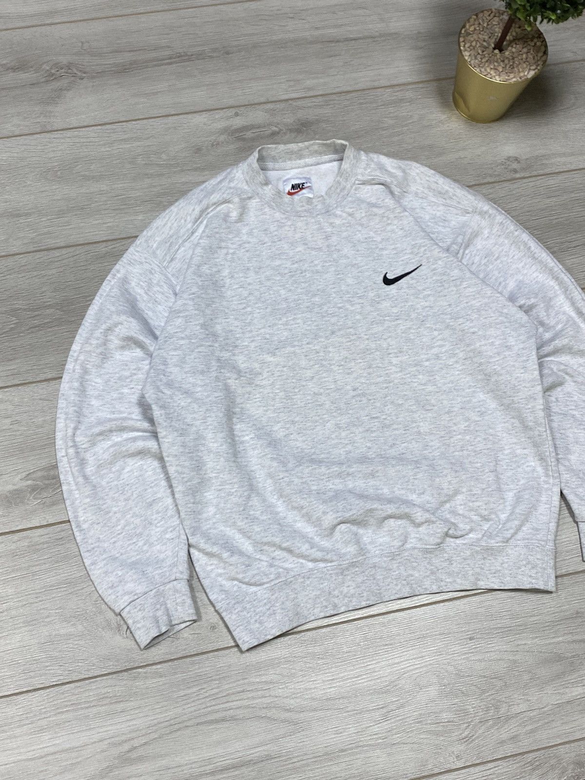Nike Nike 1990 dead stock vintage swoosh boxy fit sweatshirt Size US M / EU 48-50 / 2 - 6 Thumbnail