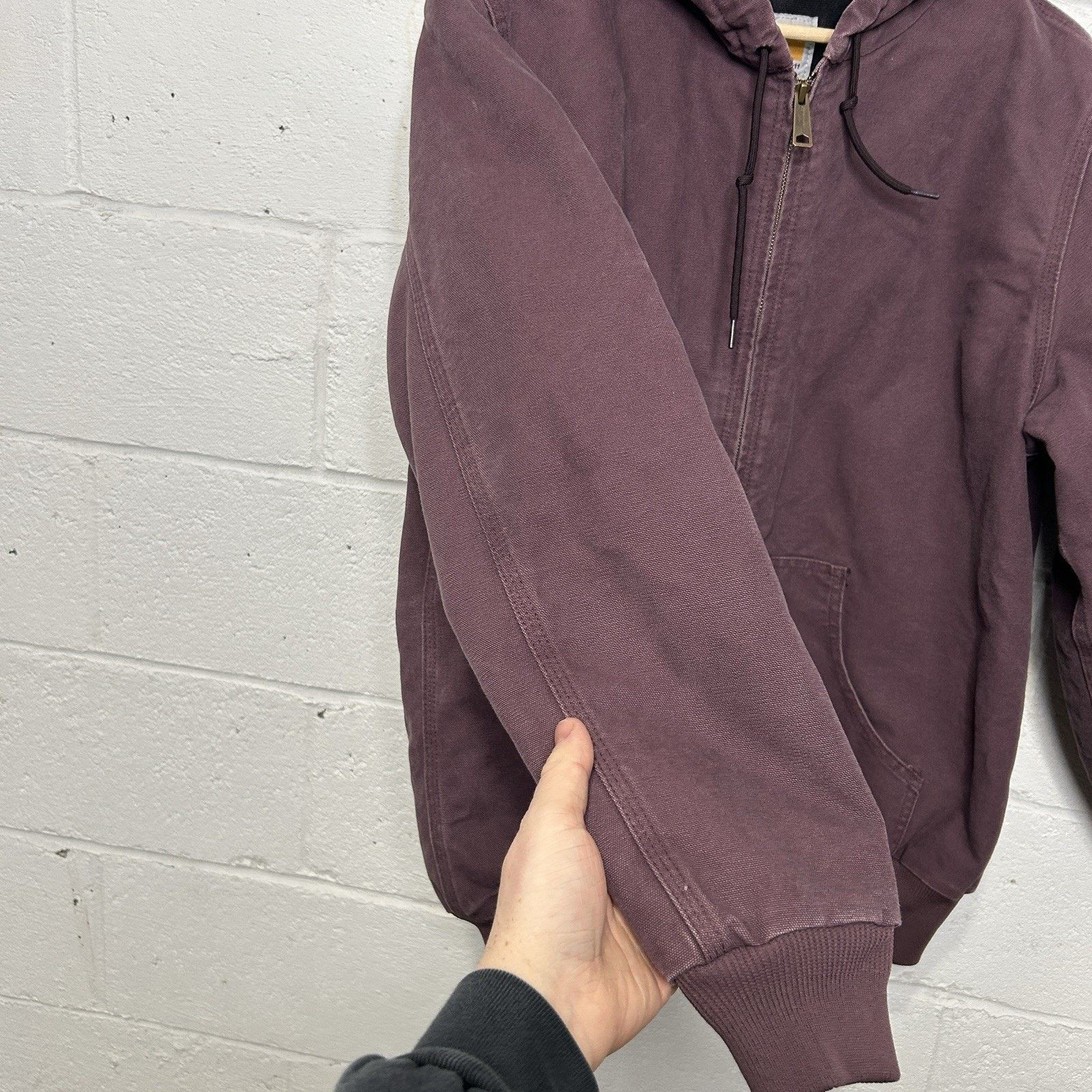 Carhartt Vintage Carhartt Quilted Active Jacket “Deep Plum” WJ130 DPM Size L / US 10 / IT 46 - 7 Thumbnail