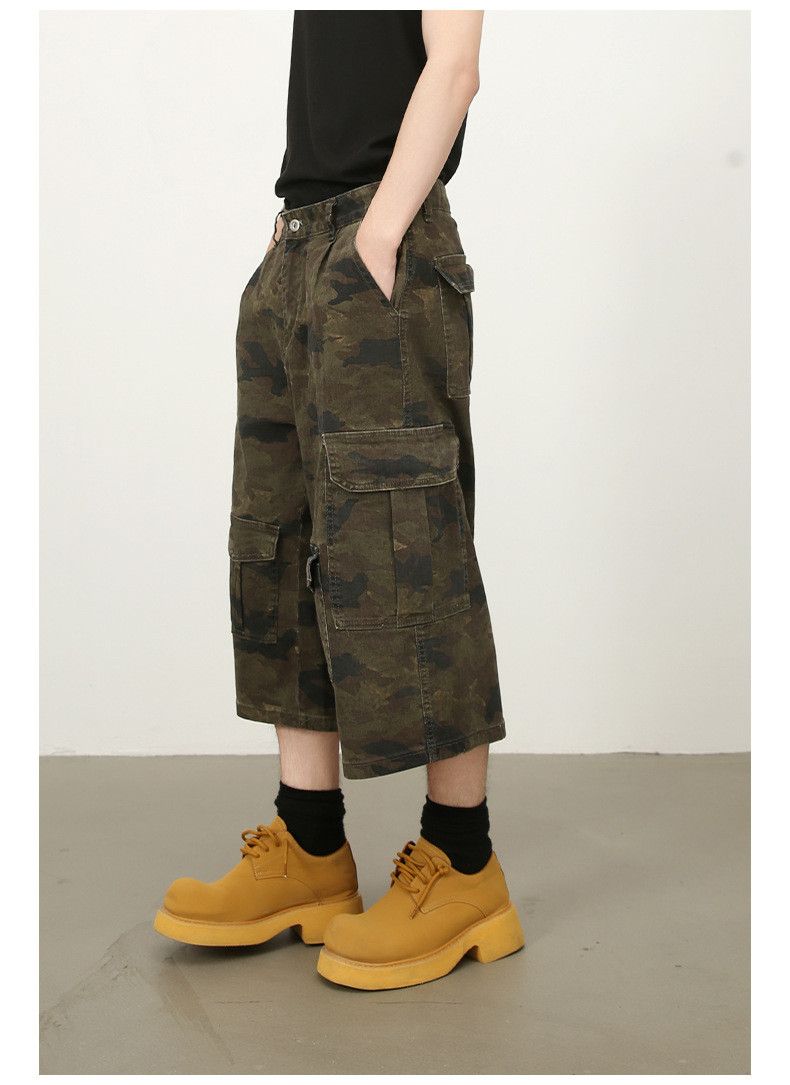 Japanese Brand × Vintage American retro camouflage multi-pocket cargo shorts Size US 32 / EU 48 - 3 Thumbnail