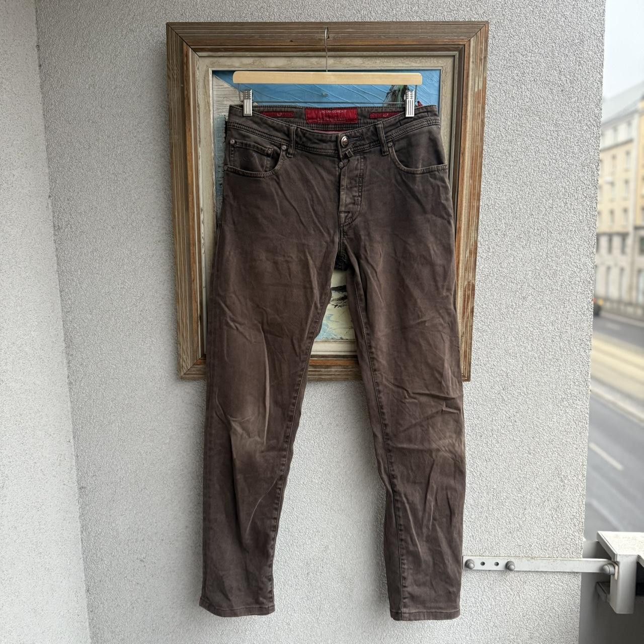 Jacob Cohen Jacob Cohen Brown Trousers Slim Fit Denim Size US 32 / EU 48 - 1 Thumbnail