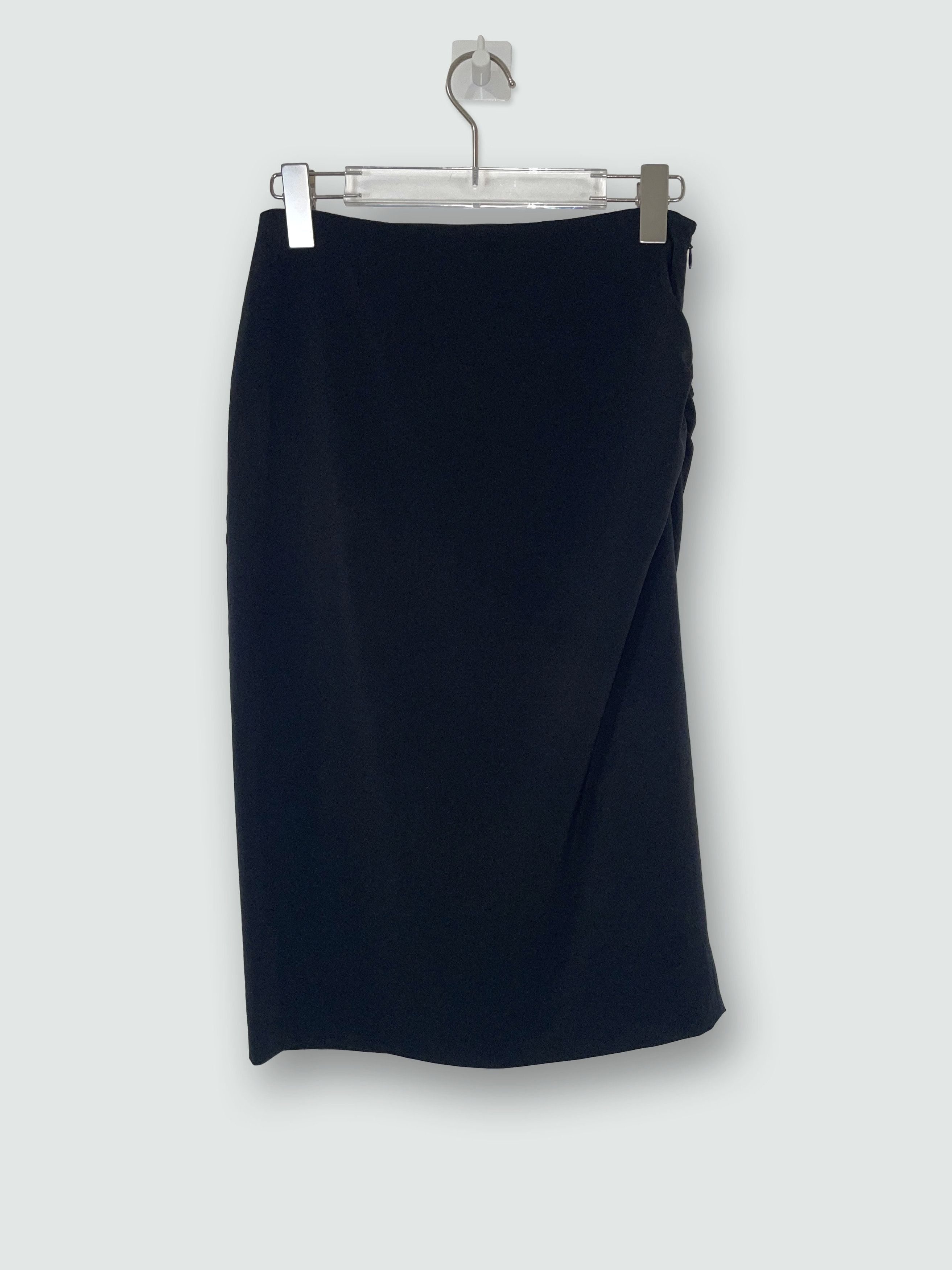 Black Side Ruched Skirt Size FR34 XSmall