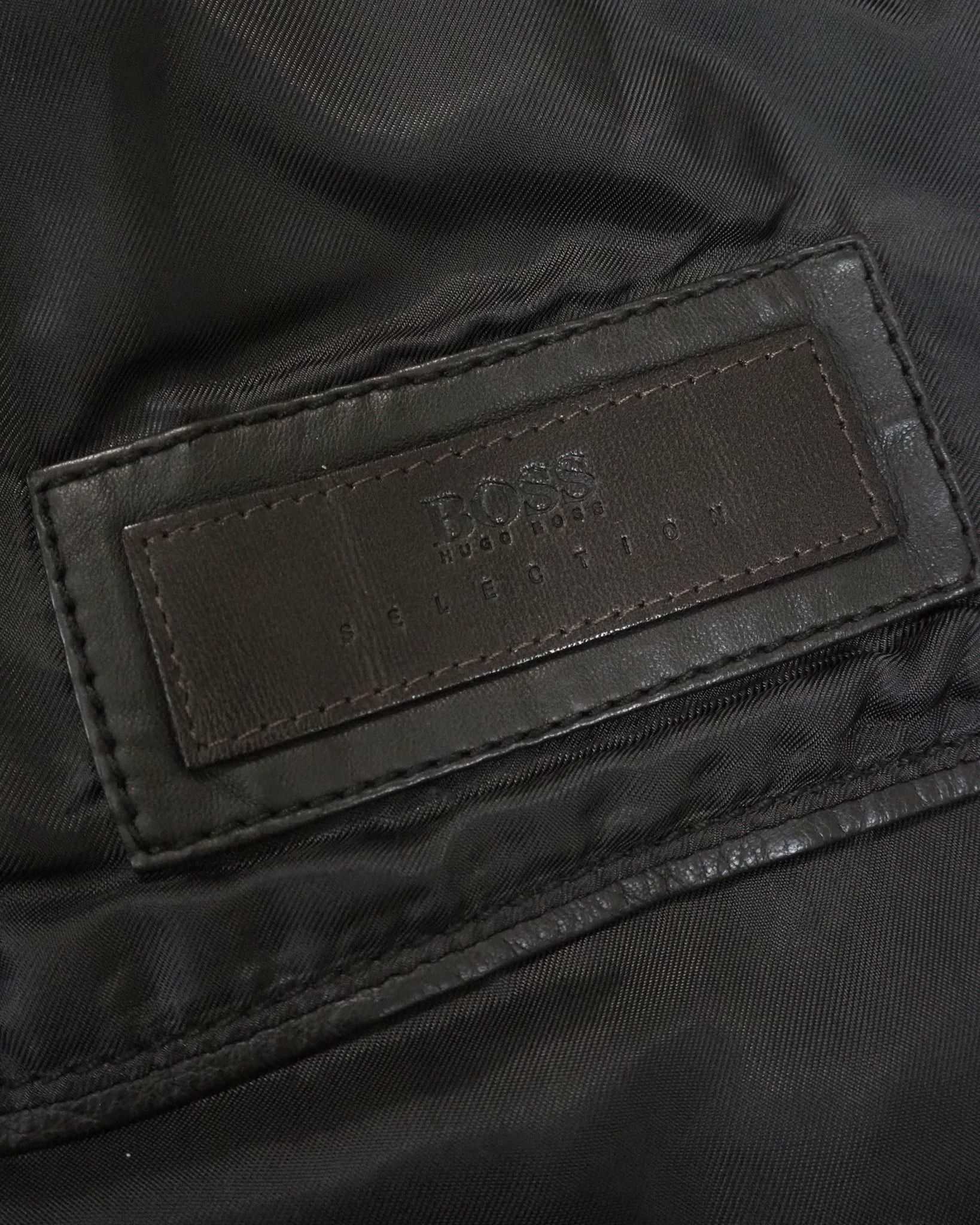 Hugo Boss Men's Hugo Boss Slection Leather Weave Jacket $1565 Size US M / EU 48-50 / 2 - 4 Thumbnail