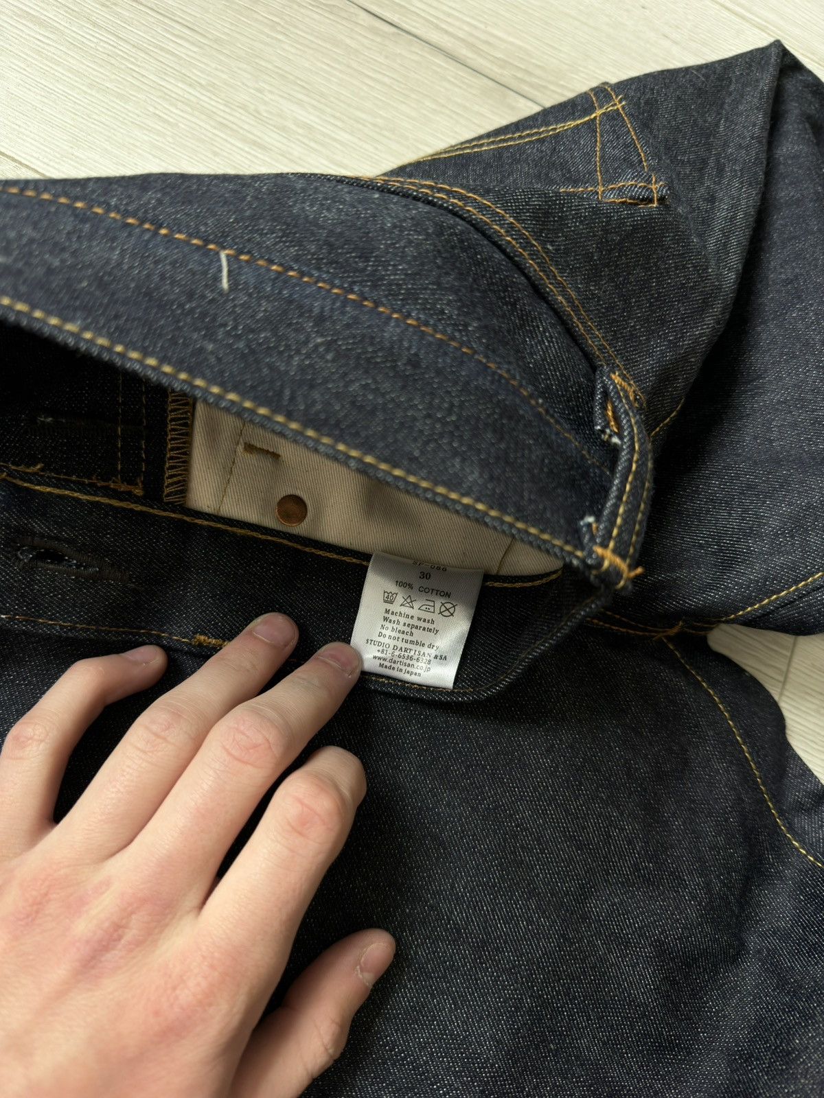 Studio D'Artisan Studio D’Artisan 45th Anniversary SP-086 13oz Selvedge W30 Size US 30 / EU 46 - 17 Thumbnail