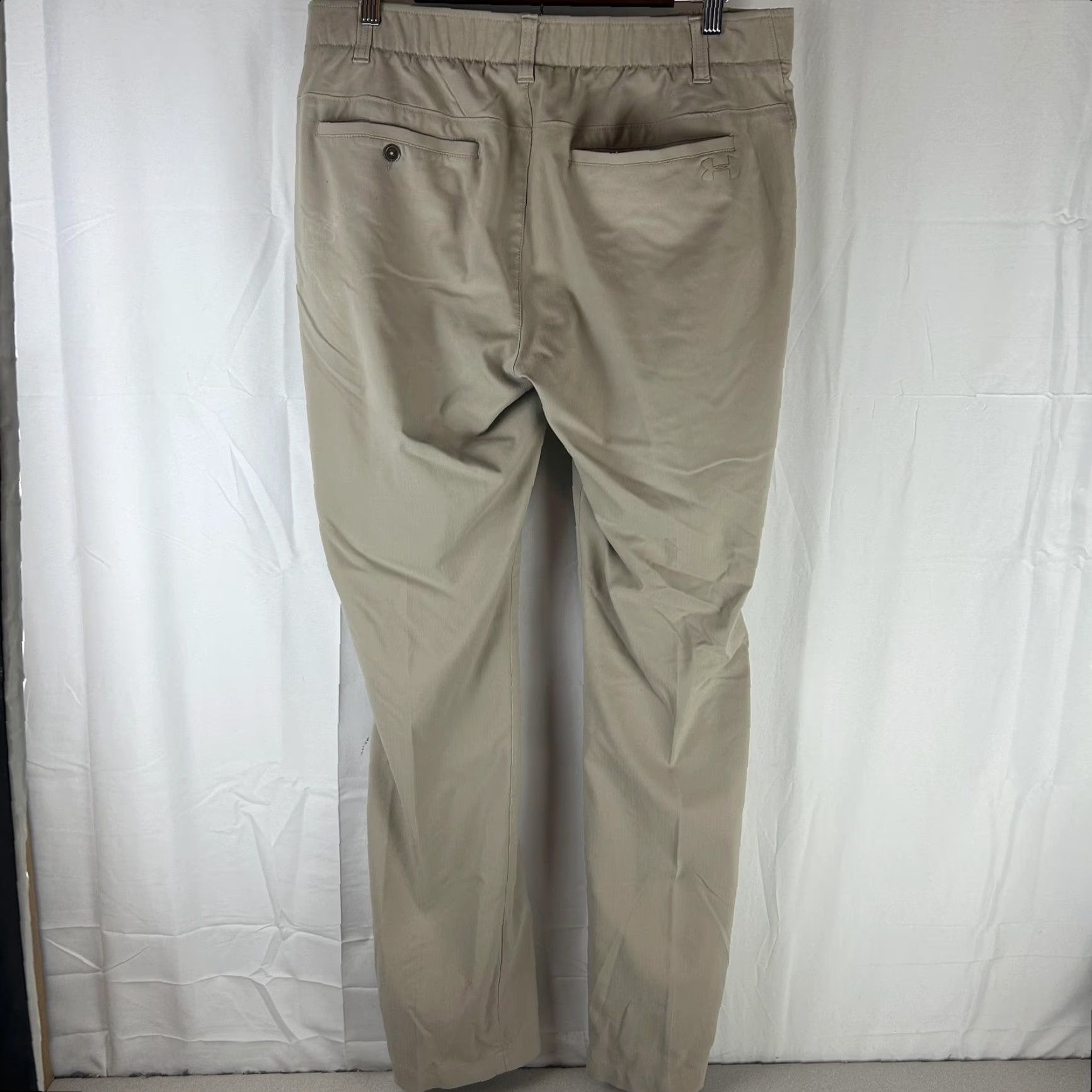 Under Armour Under Armour Pants Mens 36x34 Beige Golf Stretch Performance Khakis Chino Shirt Size US 36 / EU 52 - 5 Thumbnail