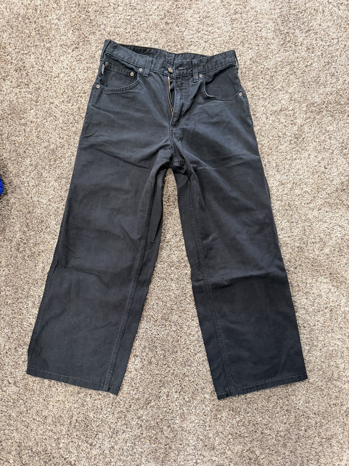 Carhartt B159 Loose Original Fit Black Work Pants 30x30