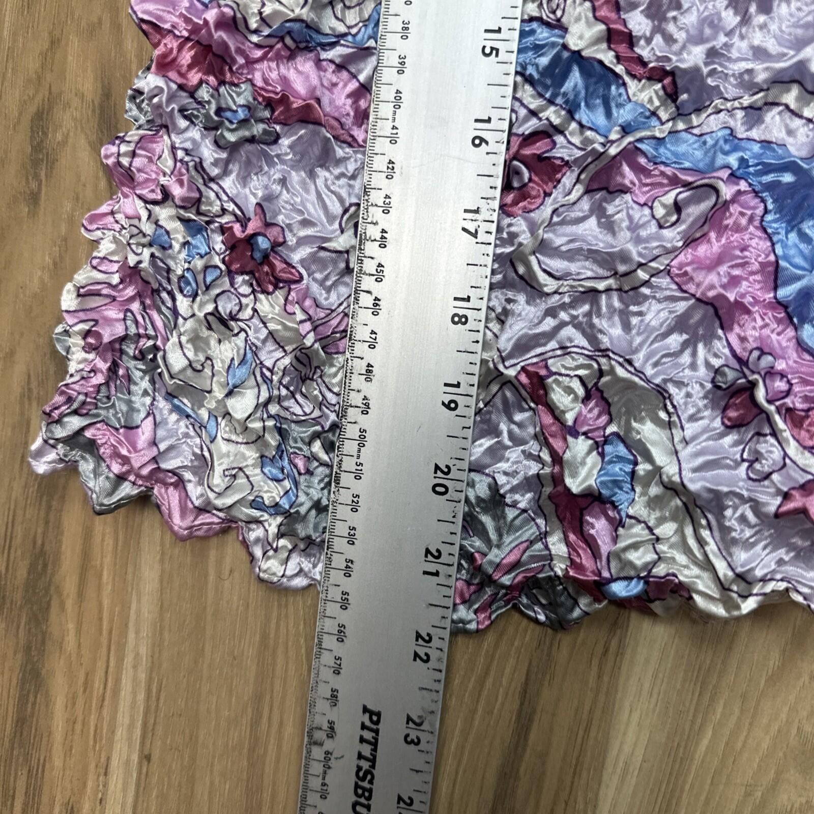 FCUK Satin Green Pink Purple Popcorn Magic Stretch Top Fairy Size ONE SIZE - 6 Thumbnail