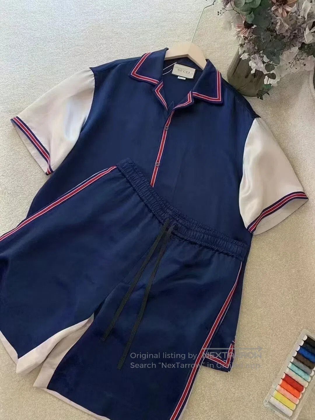 Gucci GUCCI Bowling Shirt and Pants Set. Size US M / EU 48-50 / 2 - 5 Thumbnail