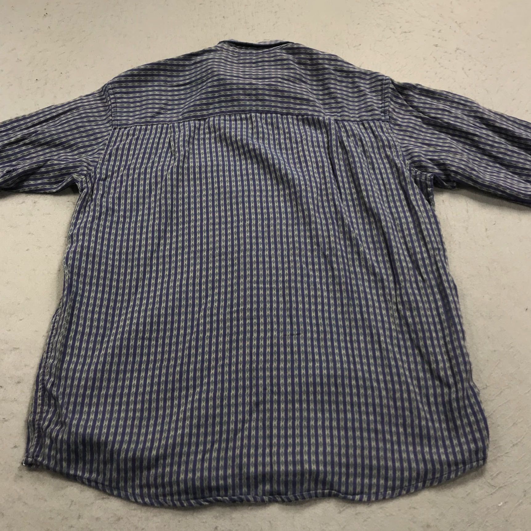 Patagonia VINTAGE Patagonia Shirt Womens Large Blue Purple Abstract Cotton Portugal 90s Size L / US 10 / IT 46 - 7 Thumbnail