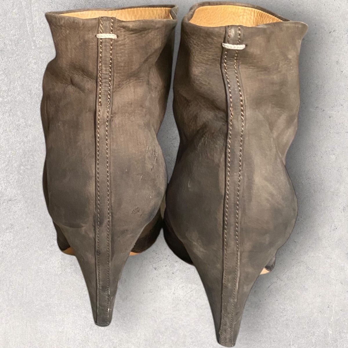 Maison Margiela Margiela Brown Metallic Ankle Boots Size US 6 / IT 36 - 4 Thumbnail