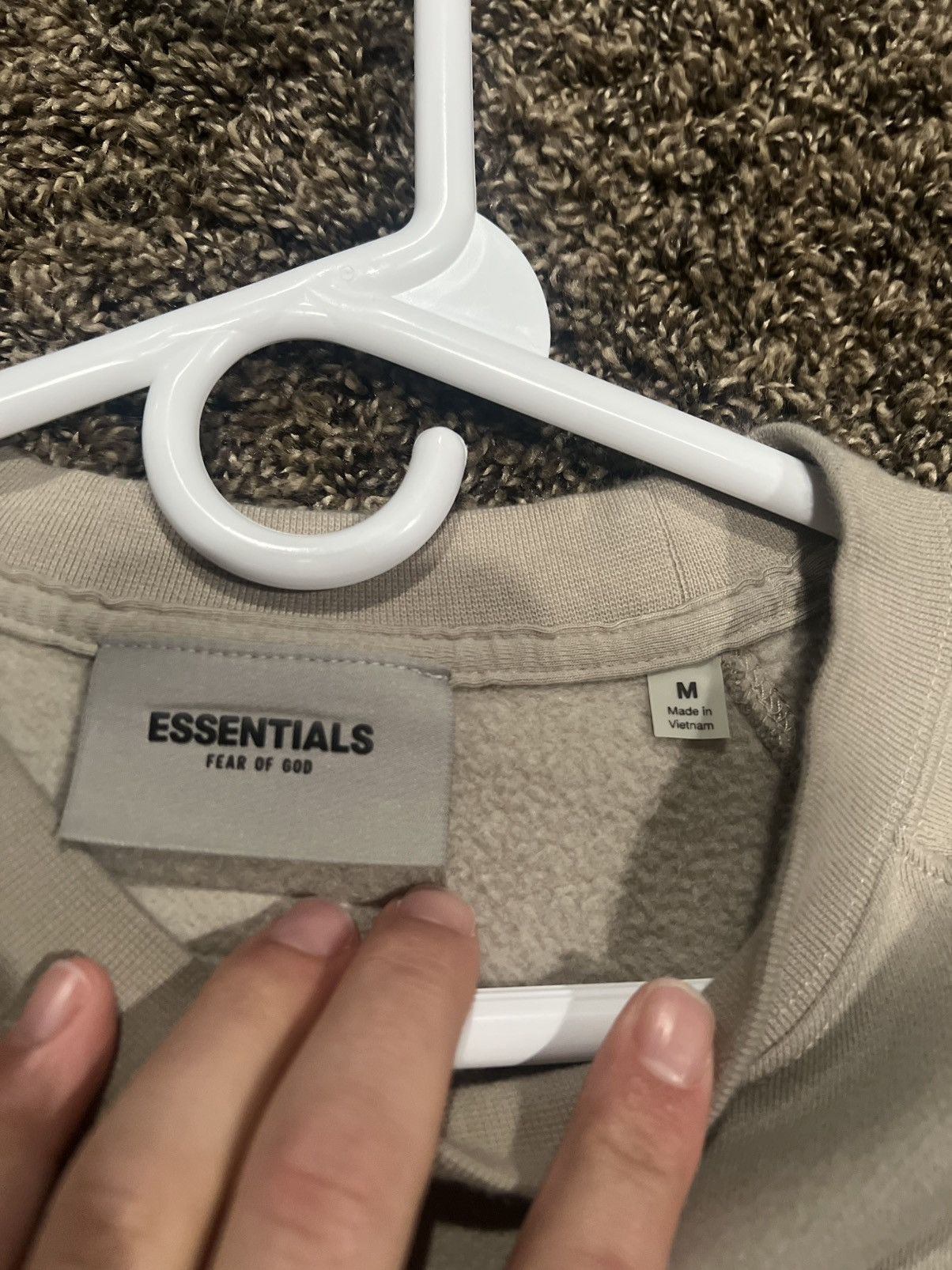 Essentials × Fear of God Fear Of God Essentials Crewneck in Tan Size US M / EU 48-50 / 2 - 7 Thumbnail