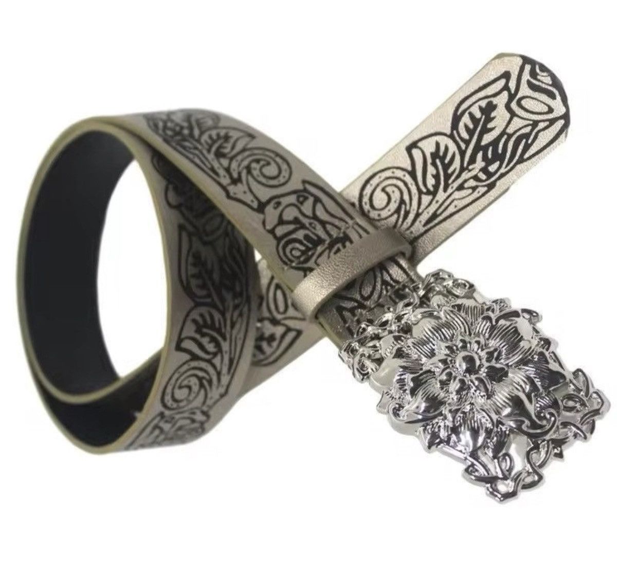 Japanese Brand Rose Buckle Belt Size ONE SIZE - 2 Thumbnail