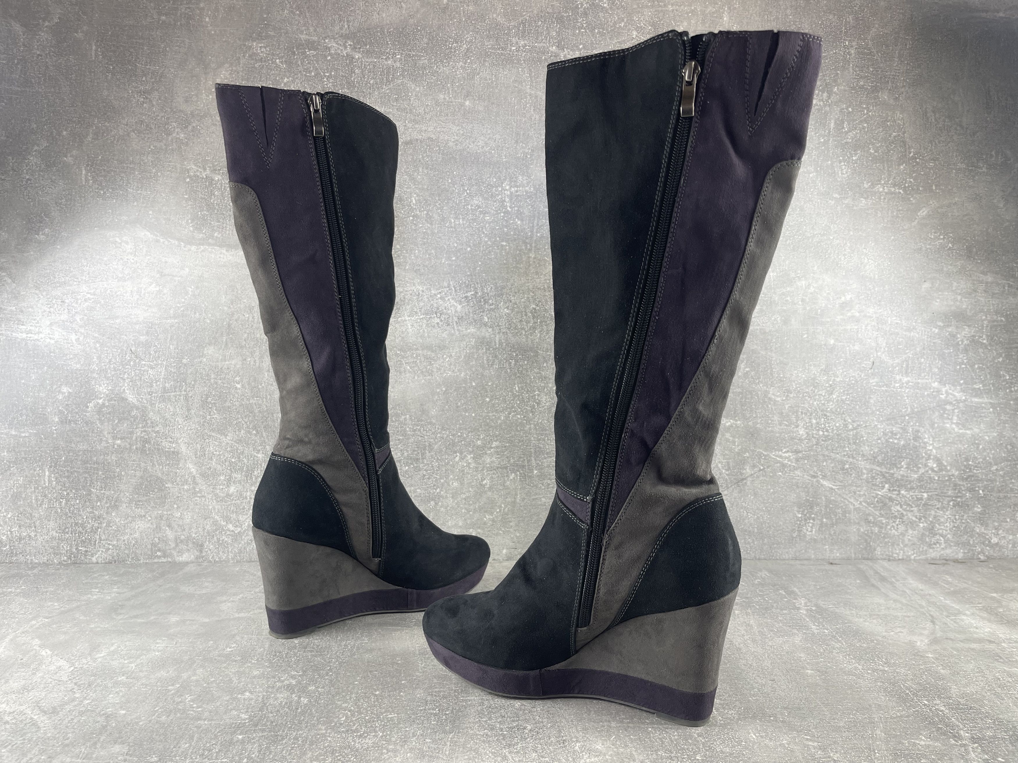 Ma+ Suede 5th avenue avant garde platform y2k artisan boots Size US 10 / IT 40 - 4 Thumbnail